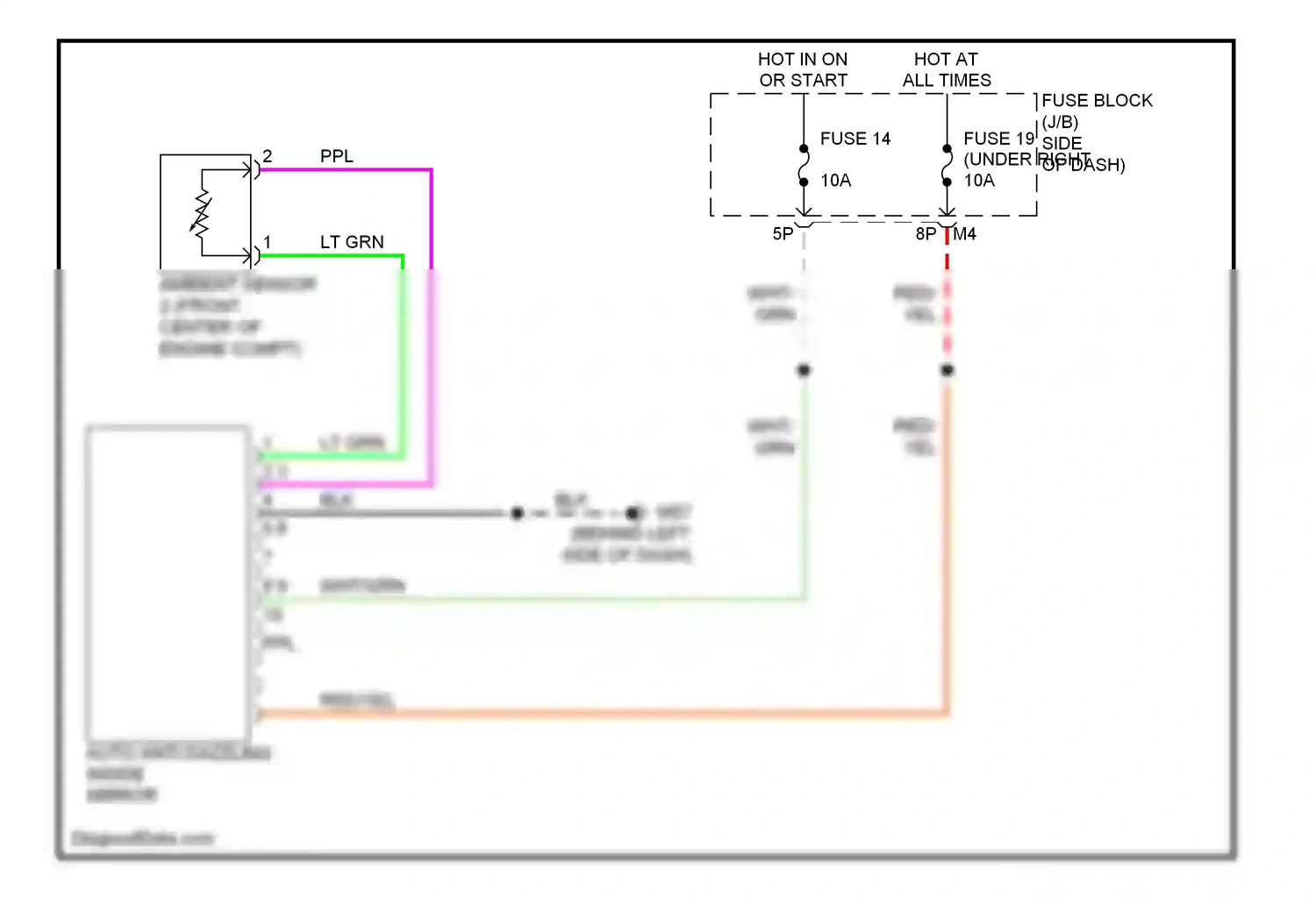 Wiring diagram yel for Nissan Frontier D22 (1998-2007) (31 of 52)
