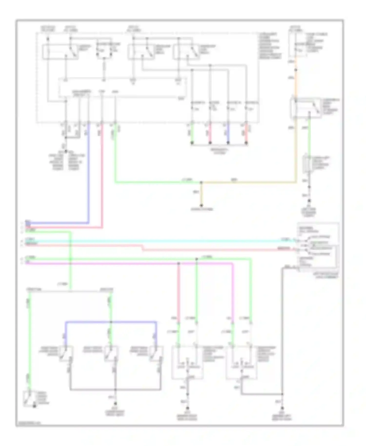 Frontier Nissan D40 (2004-2010): Forced entry circuit (2 of 2)