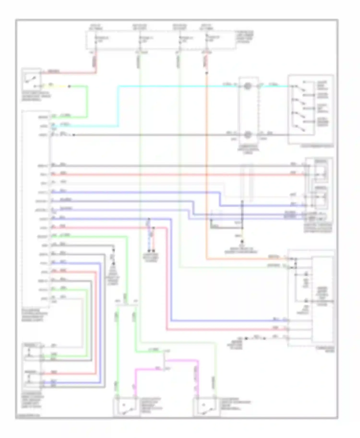 Frontier Nissan D40 (2004-2010): Cruise control circuit