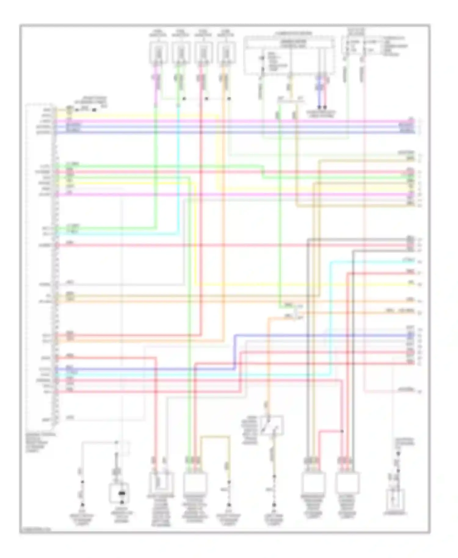 Frontier Nissan D40 (2004-2010): Wiring diagram engine performance 2.5l (1 of 4)
