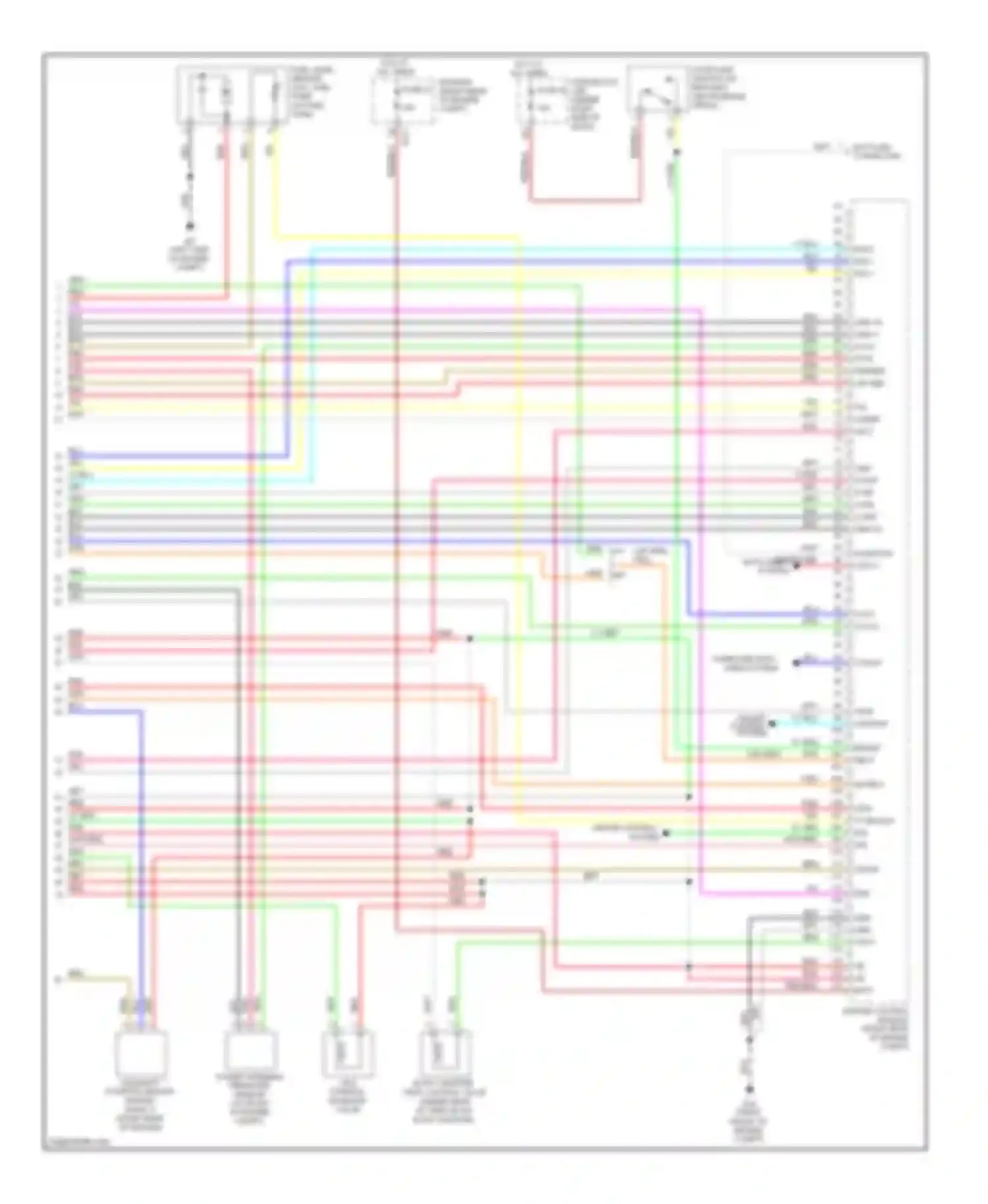 Frontier Nissan D40 (2004-2010): Wiring diagram engine performance 4.0l (4 of 4)