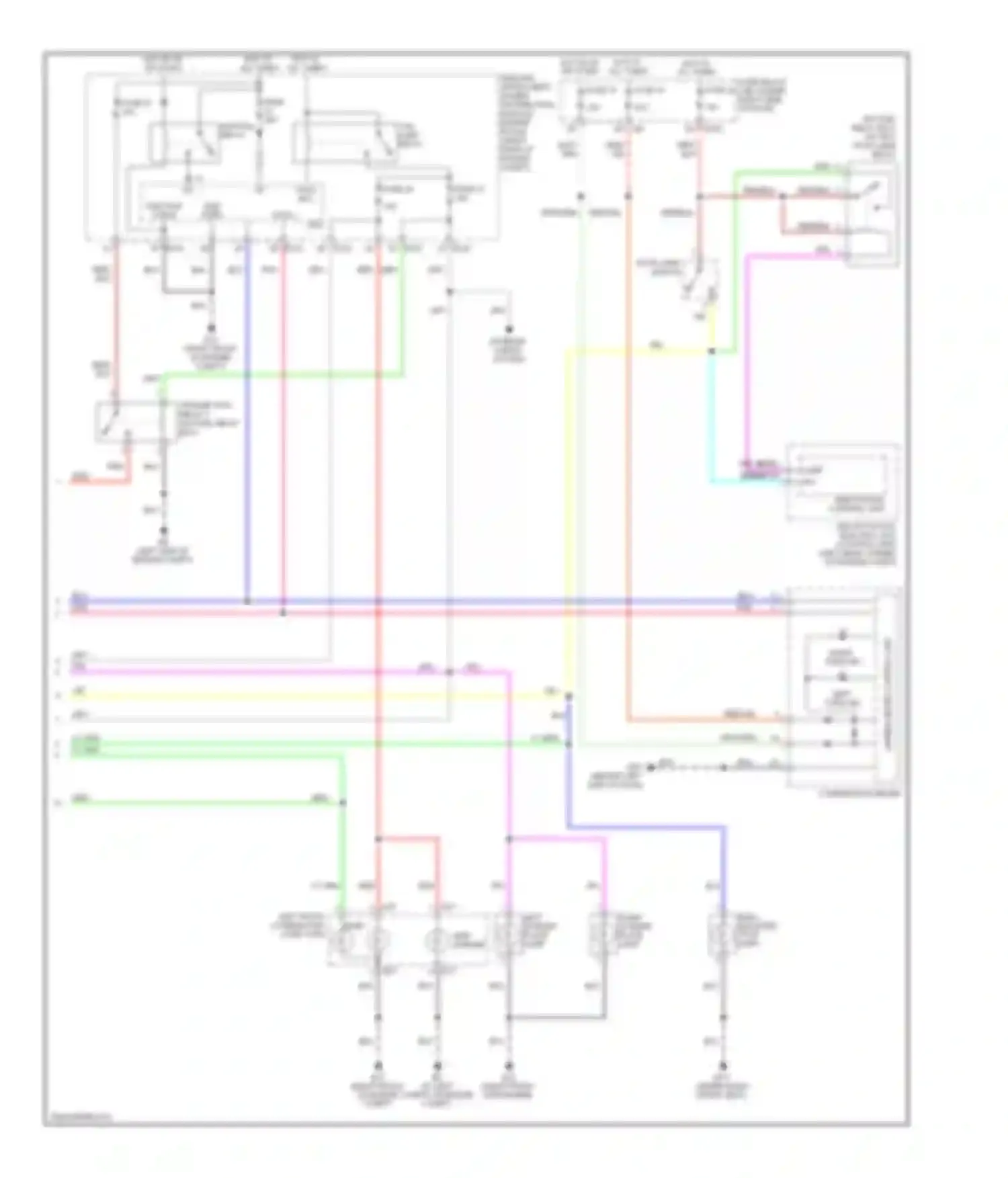 Frontier Nissan D40 (2004-2010): Exterior lamps circuit (2 of 2)