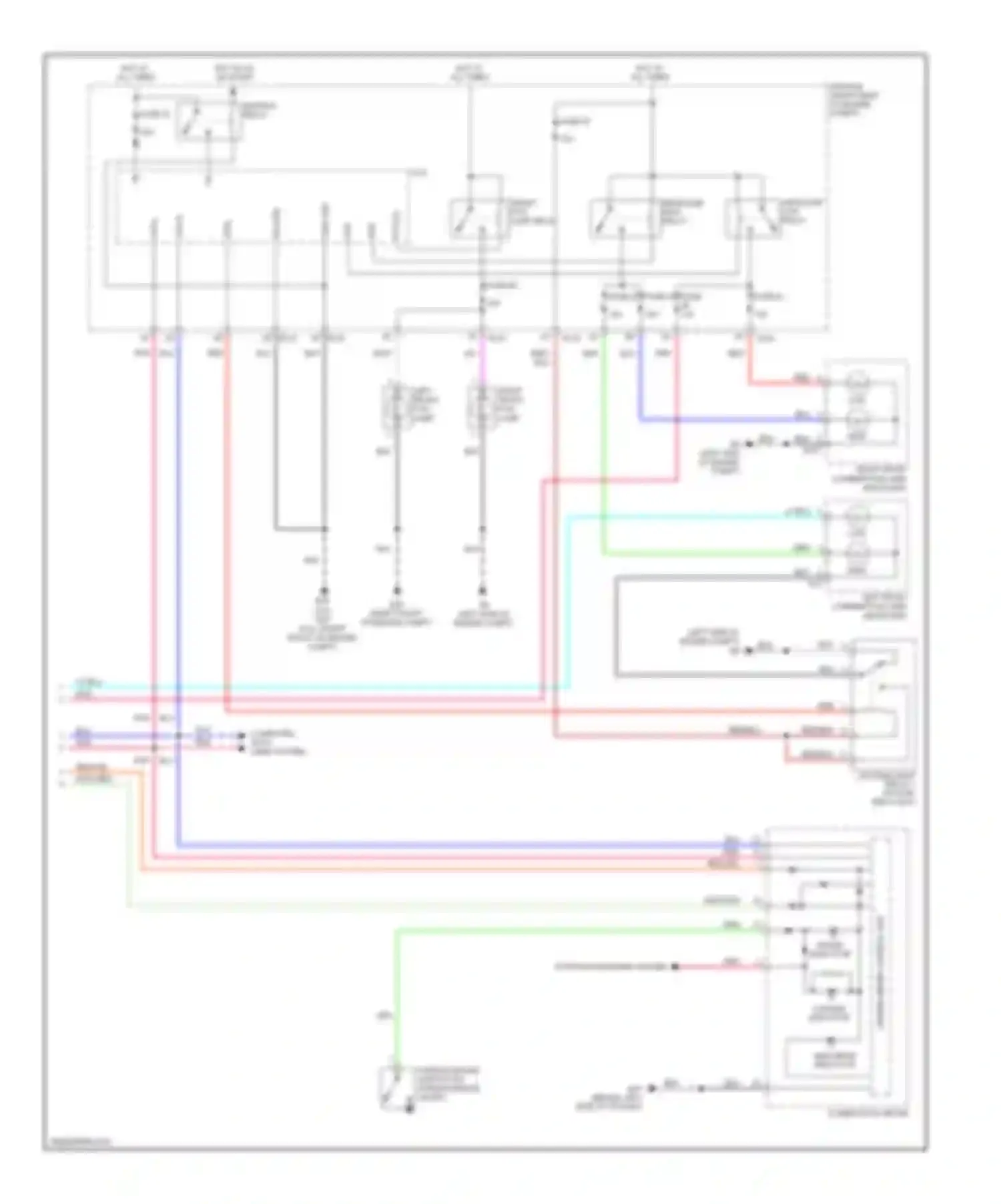 Frontier Nissan D40 (2004-2010): Headlights circuit, with drl (2 of 2)
