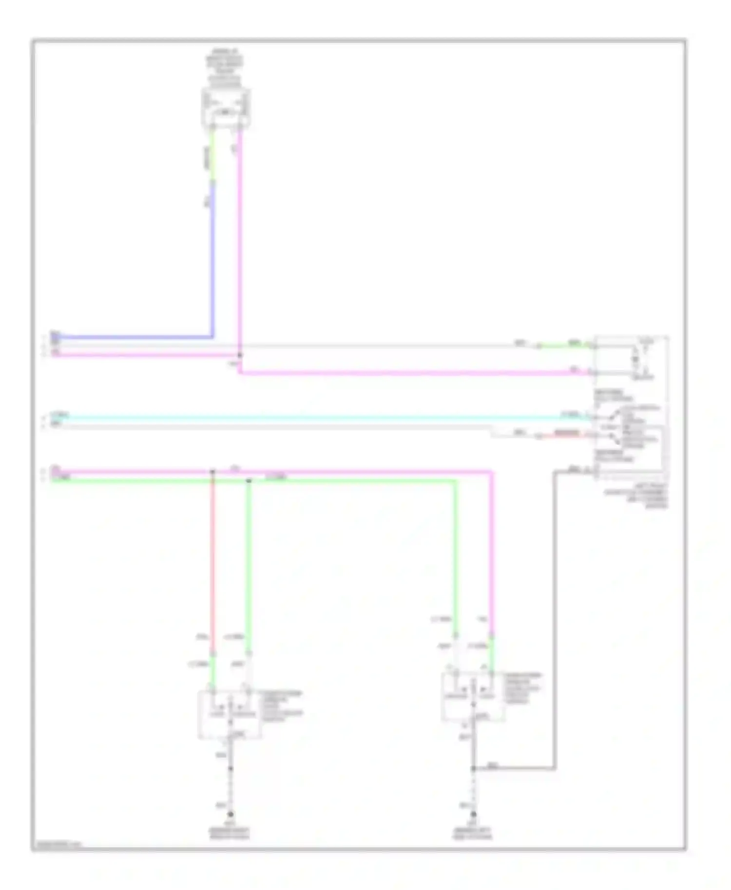 Frontier Nissan D40 (2004-2010): Door lock circuit, king cab (2 of 2)