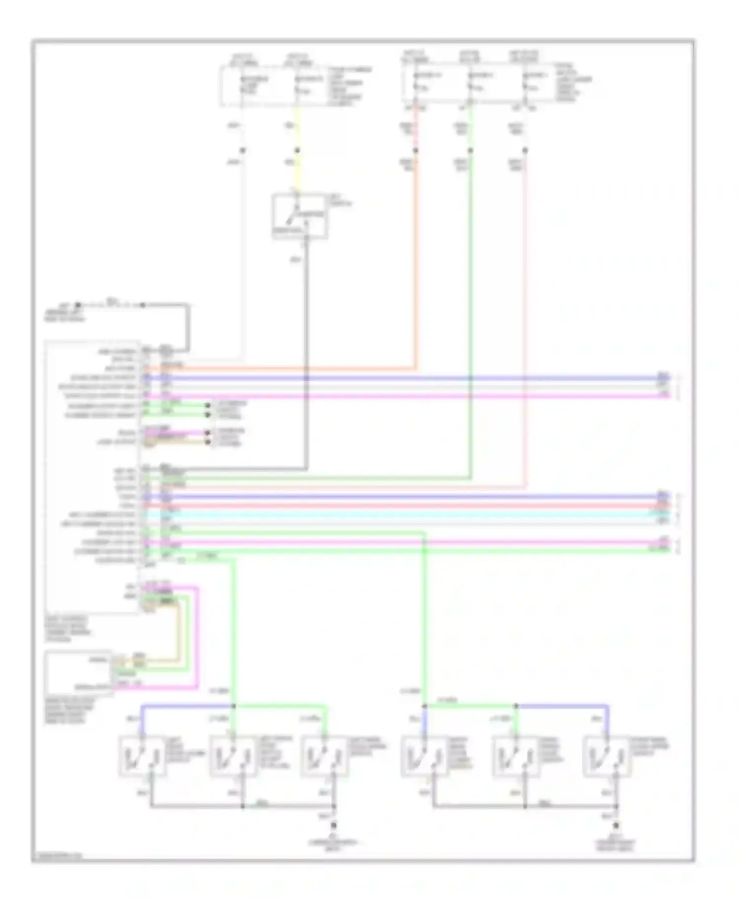 Frontier Nissan D40 (2004-2010): Door lock & keyless entry circuit, king cab (1 of 2)