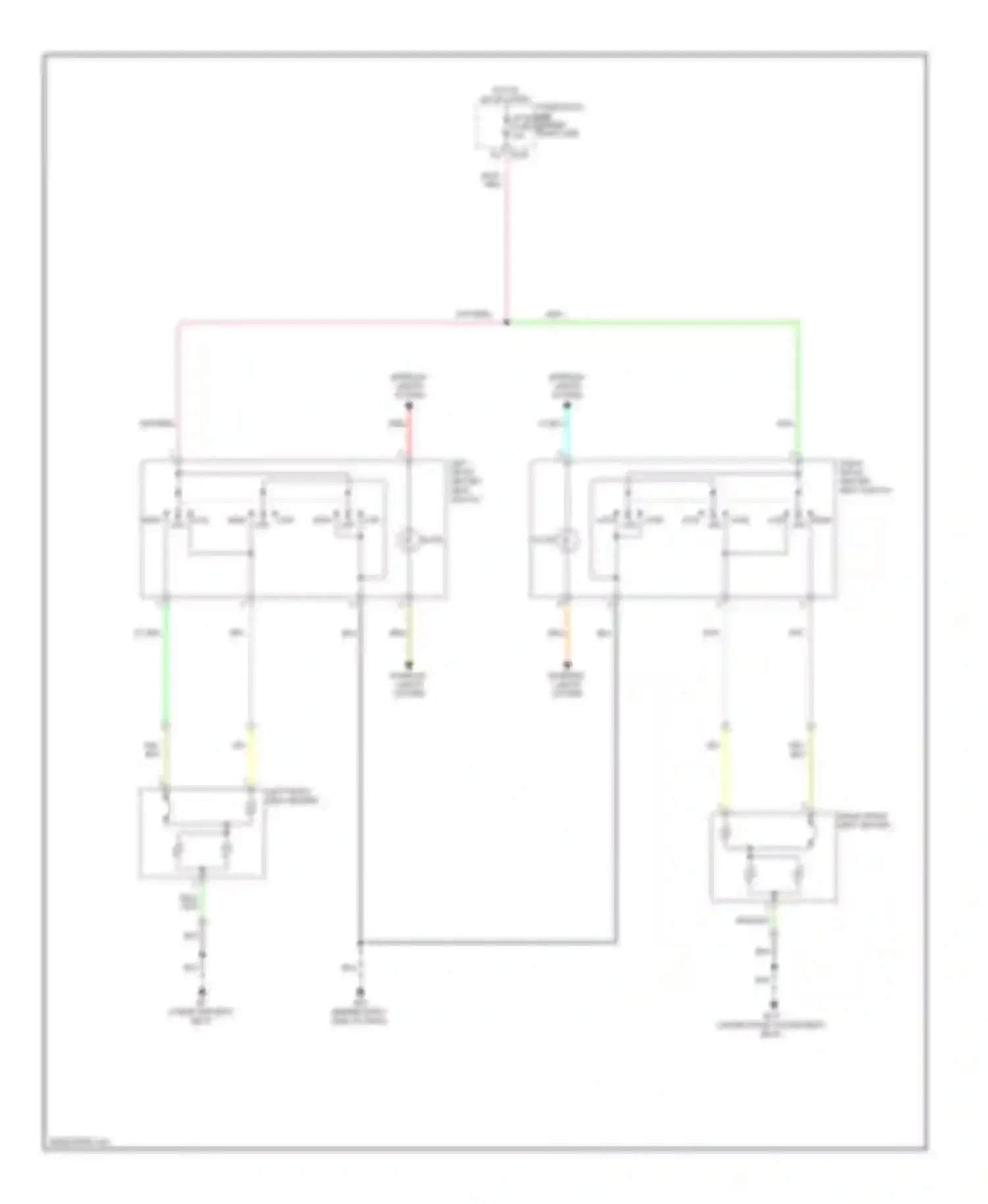 Frontier Nissan D40 (2004-2010): Heated seats circuit