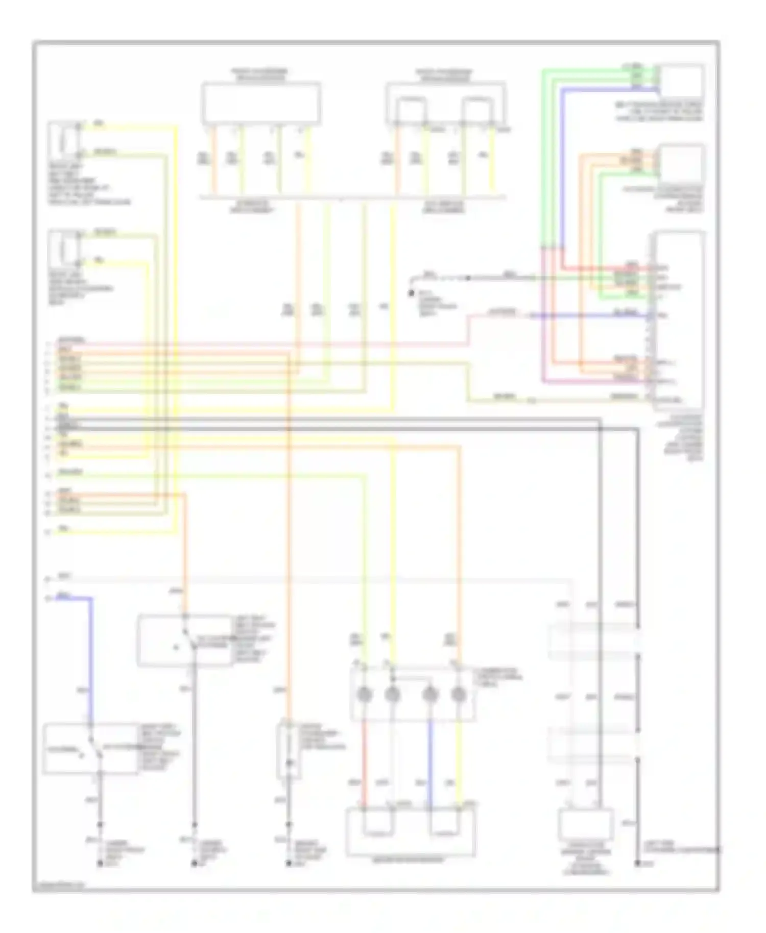 Frontier Nissan D40 (2004-2010): Supplemental restraints circuit (2 of 2)