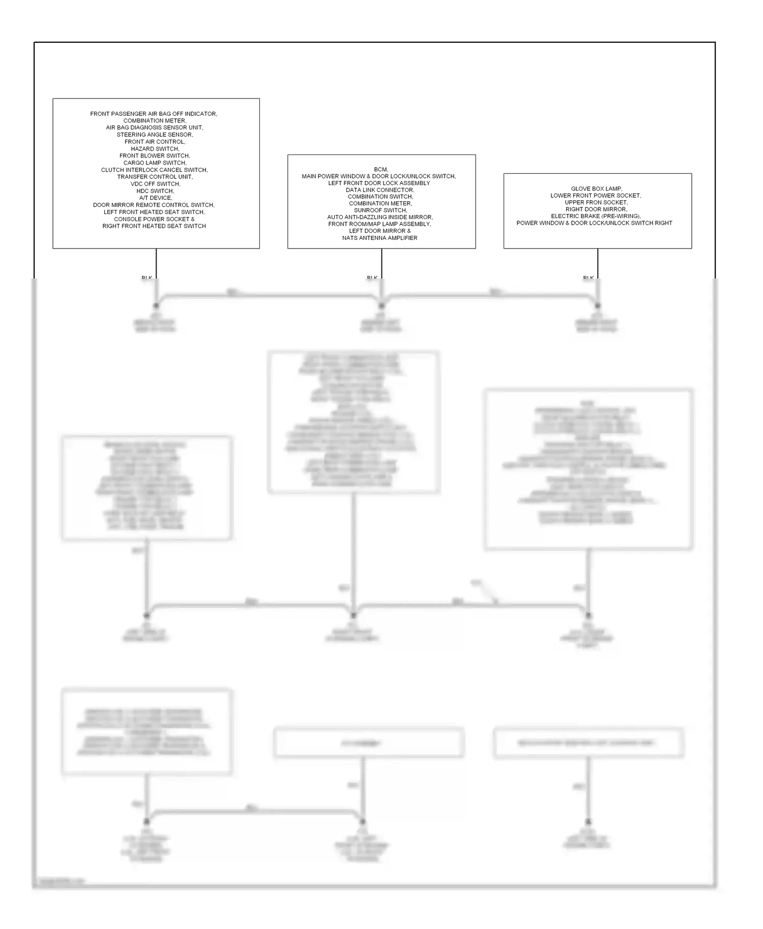 Wiring diagram a/t assembly for Nissan Frontier D40 (2004-2010) (3 of 4)