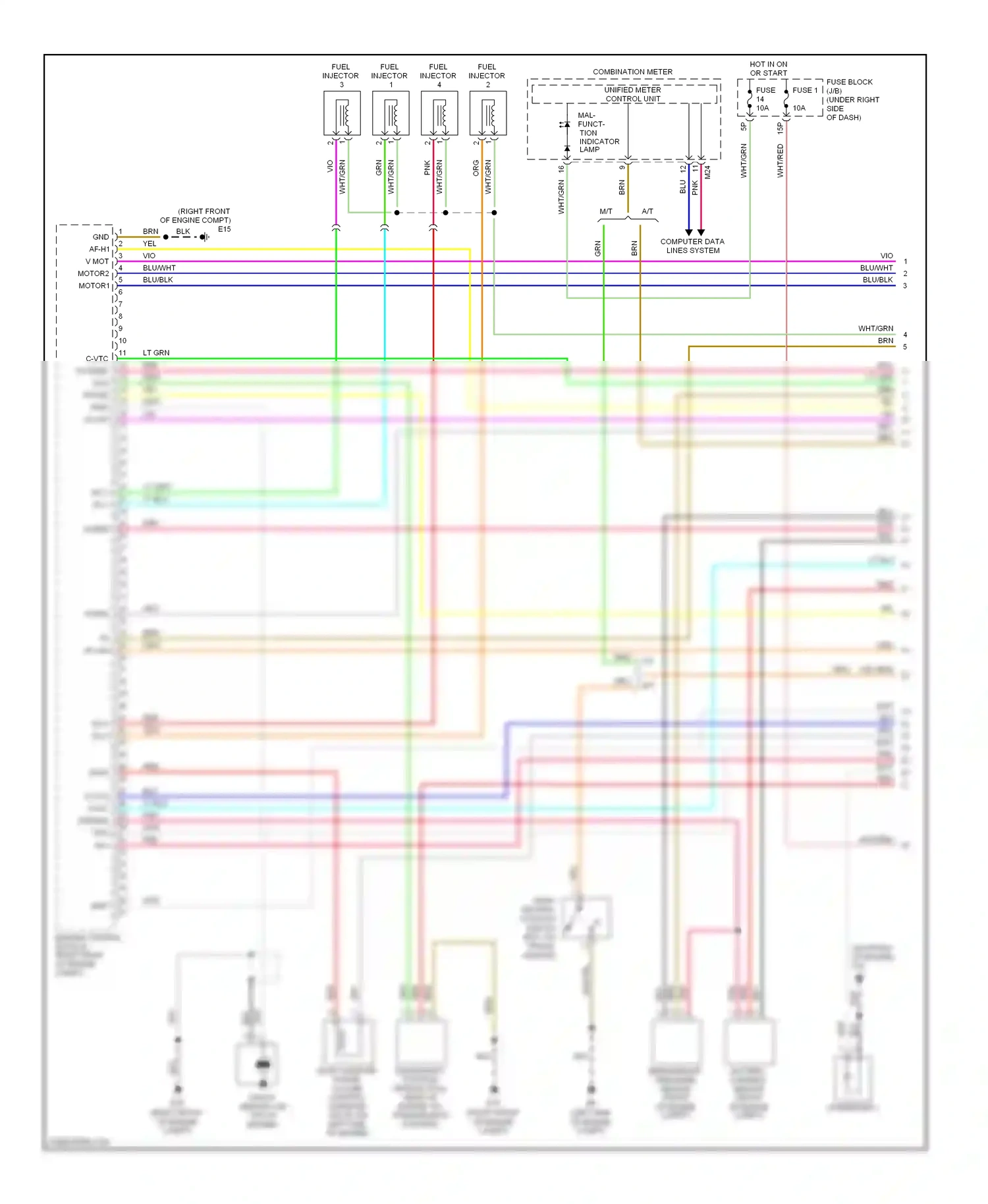 Wiring diagram blu for Nissan Frontier D40 (2004-2010) (15 of 65)