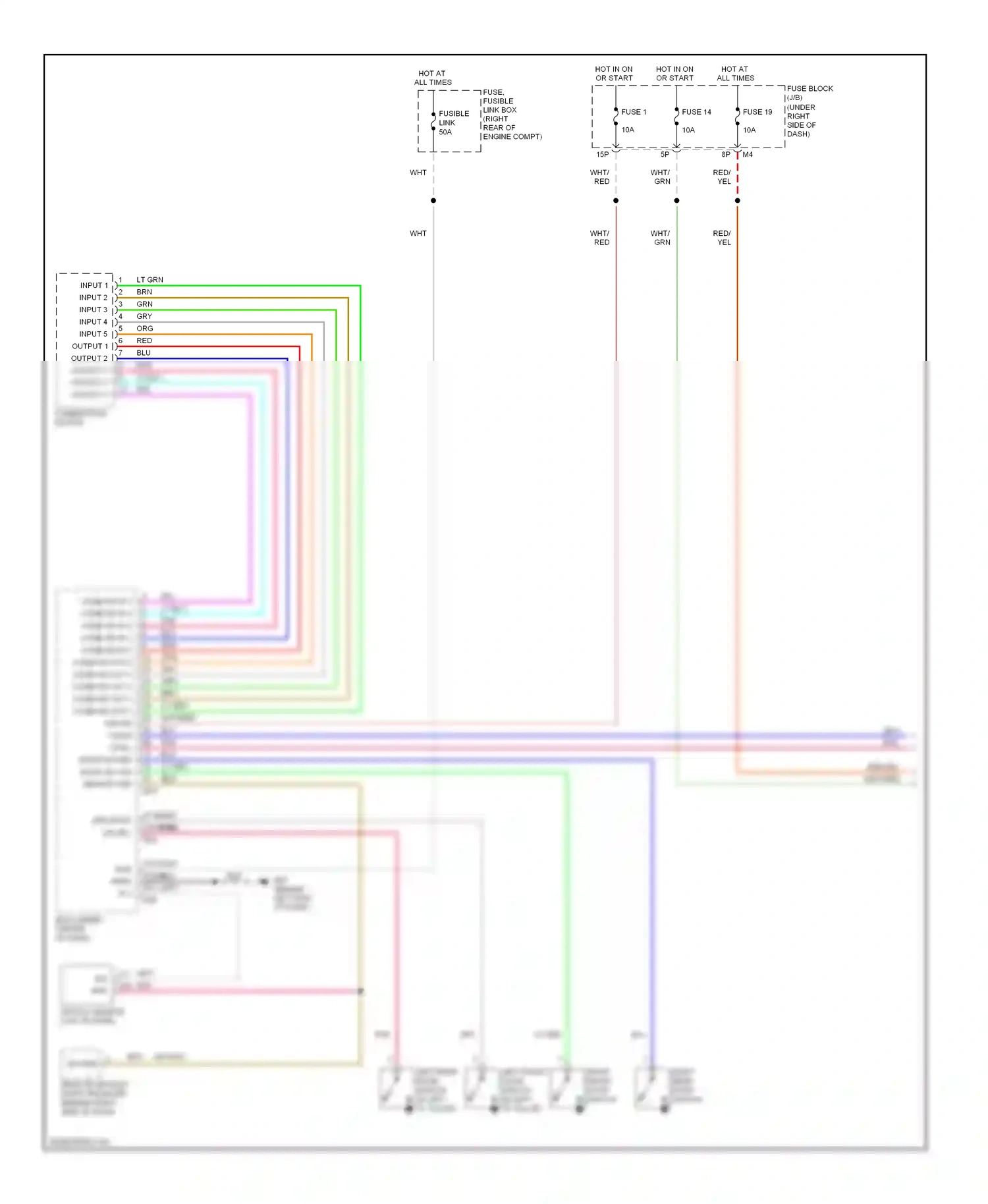 Wiring diagram blu for Nissan Frontier D40 (2004-2010) (25 of 65)