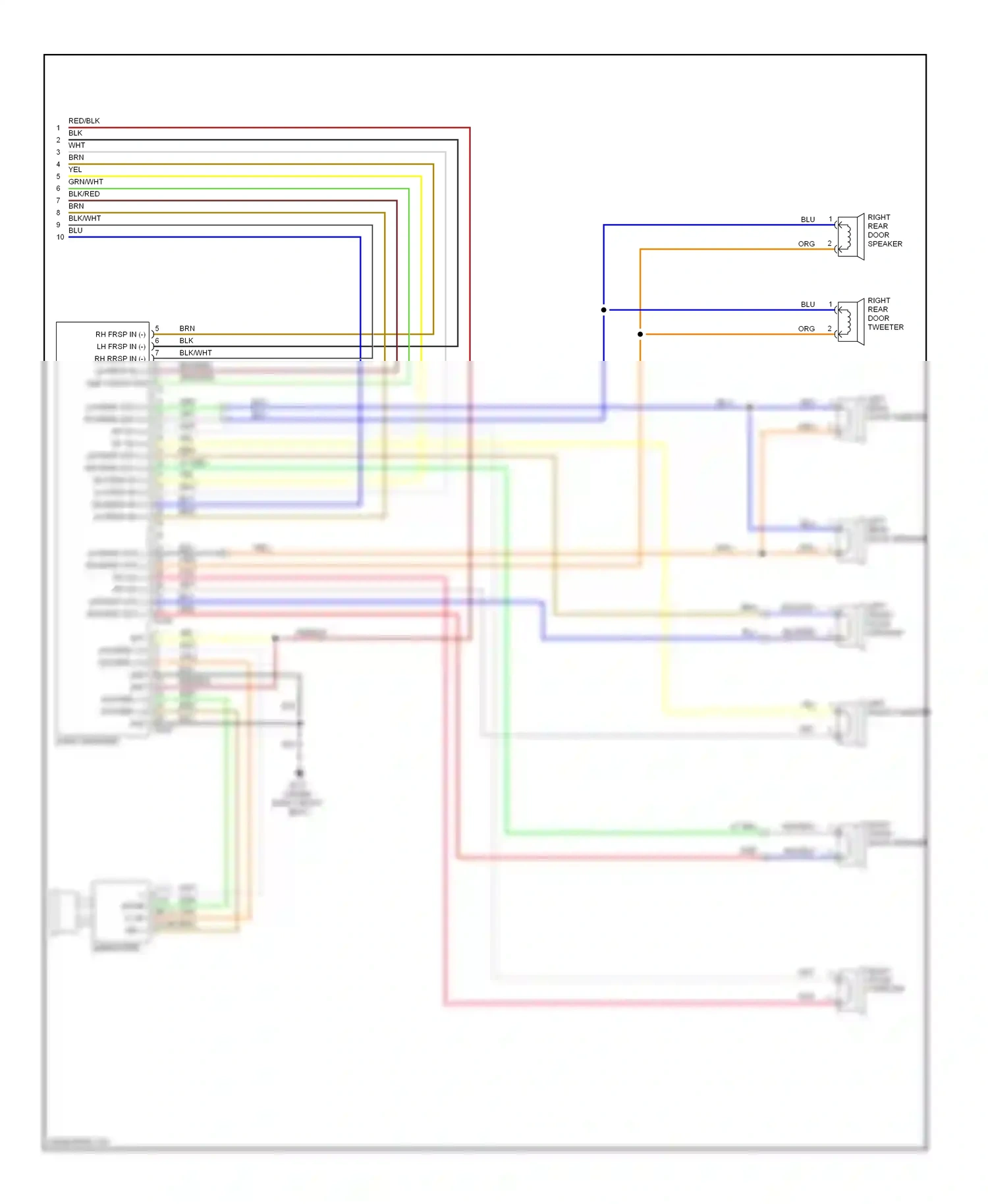 Wiring diagram blu/blk for Nissan Frontier D40 (2004-2010) (4 of 10)