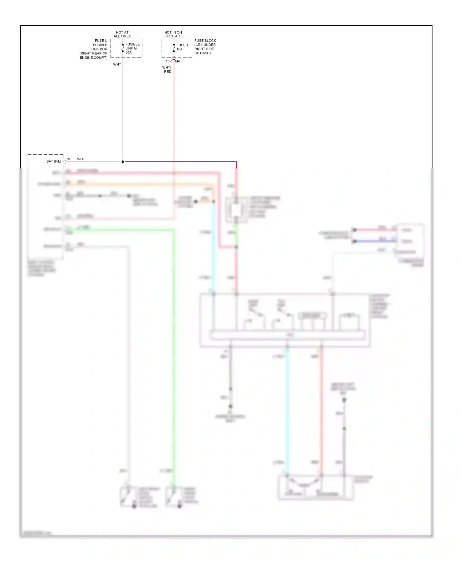 Nissan Frontier D40 (2004-2010) encoder wiring diagram  (1 of 1)