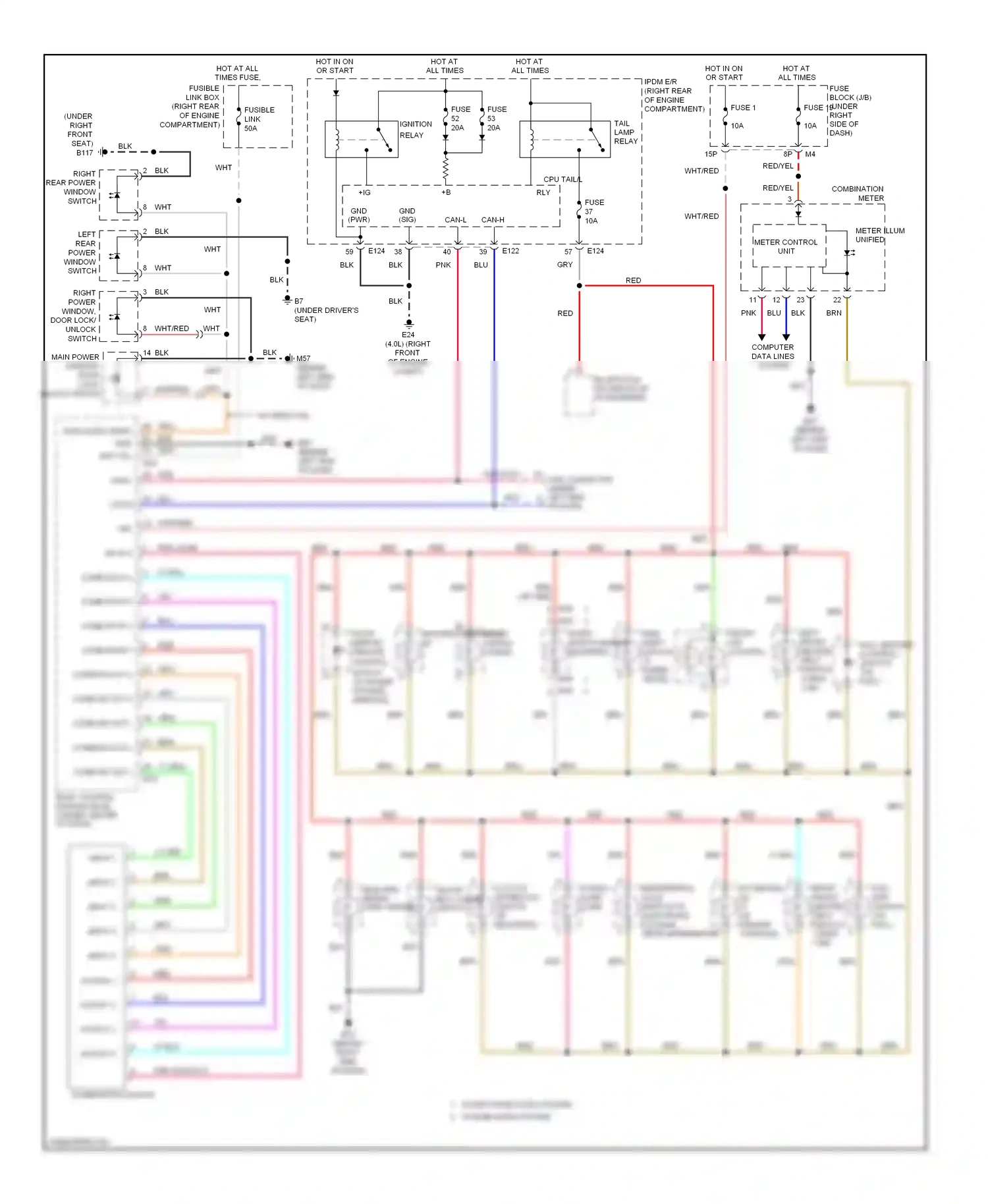 Wiring diagram input 2 for Nissan Frontier D40 (2004-2010) (1 of 1)