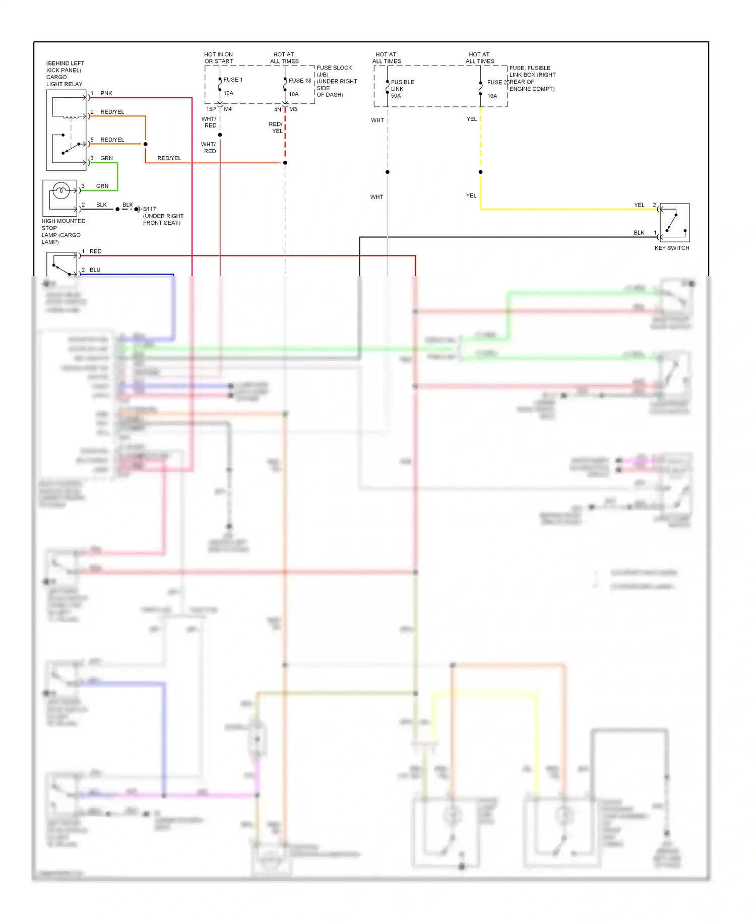 Wiring diagram king cab for Nissan Frontier D40 (2004-2010) (1 of 6)