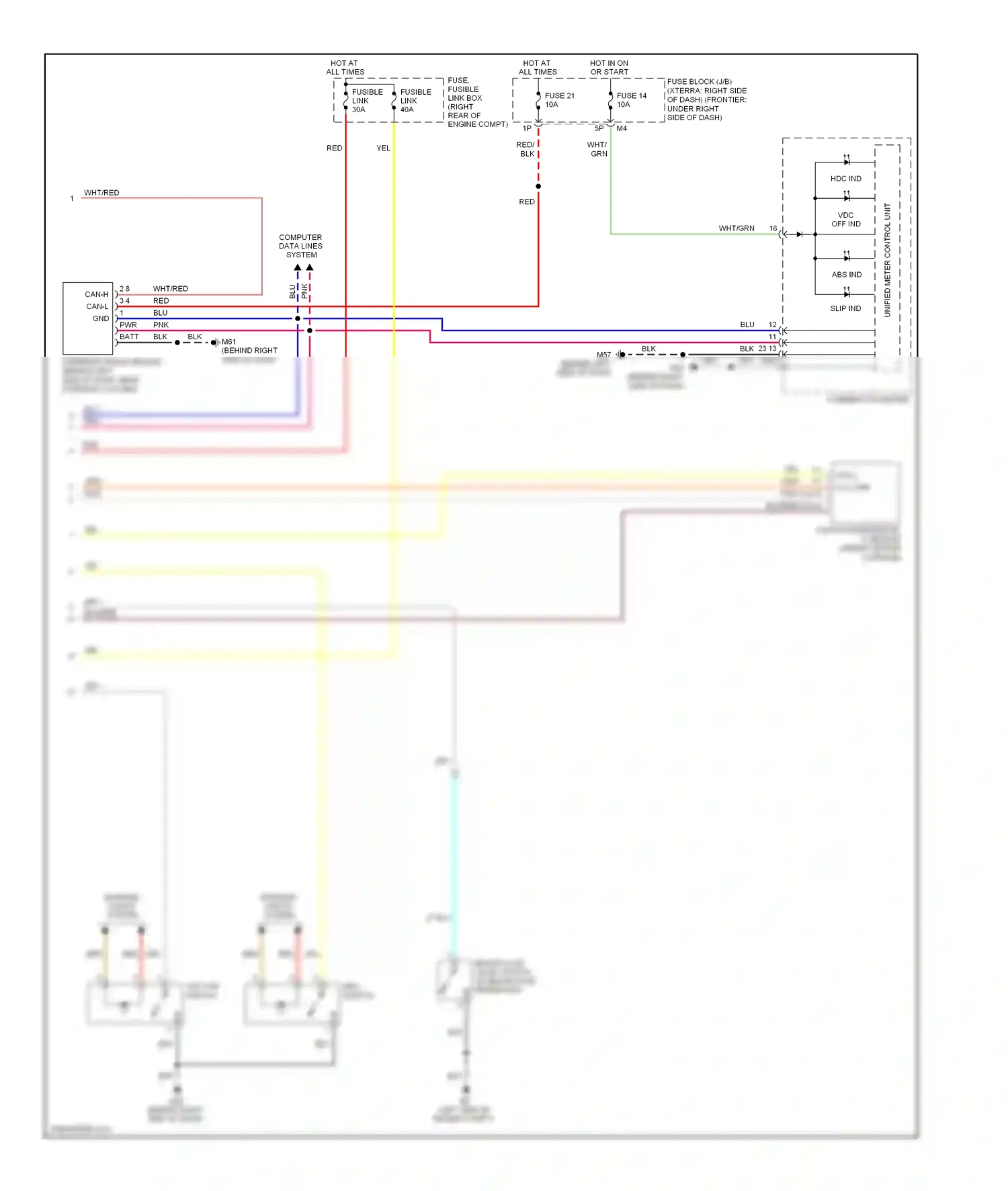 Wiring diagram lt blu for Nissan Frontier D40 (2004-2010) (4 of 49)