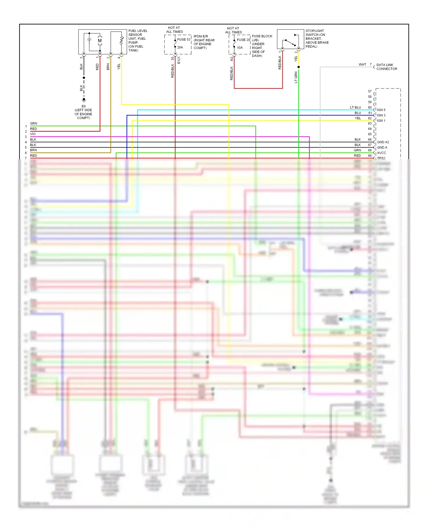 Wiring diagram lt blu for Nissan Frontier D40 (2004-2010) (20 of 49)
