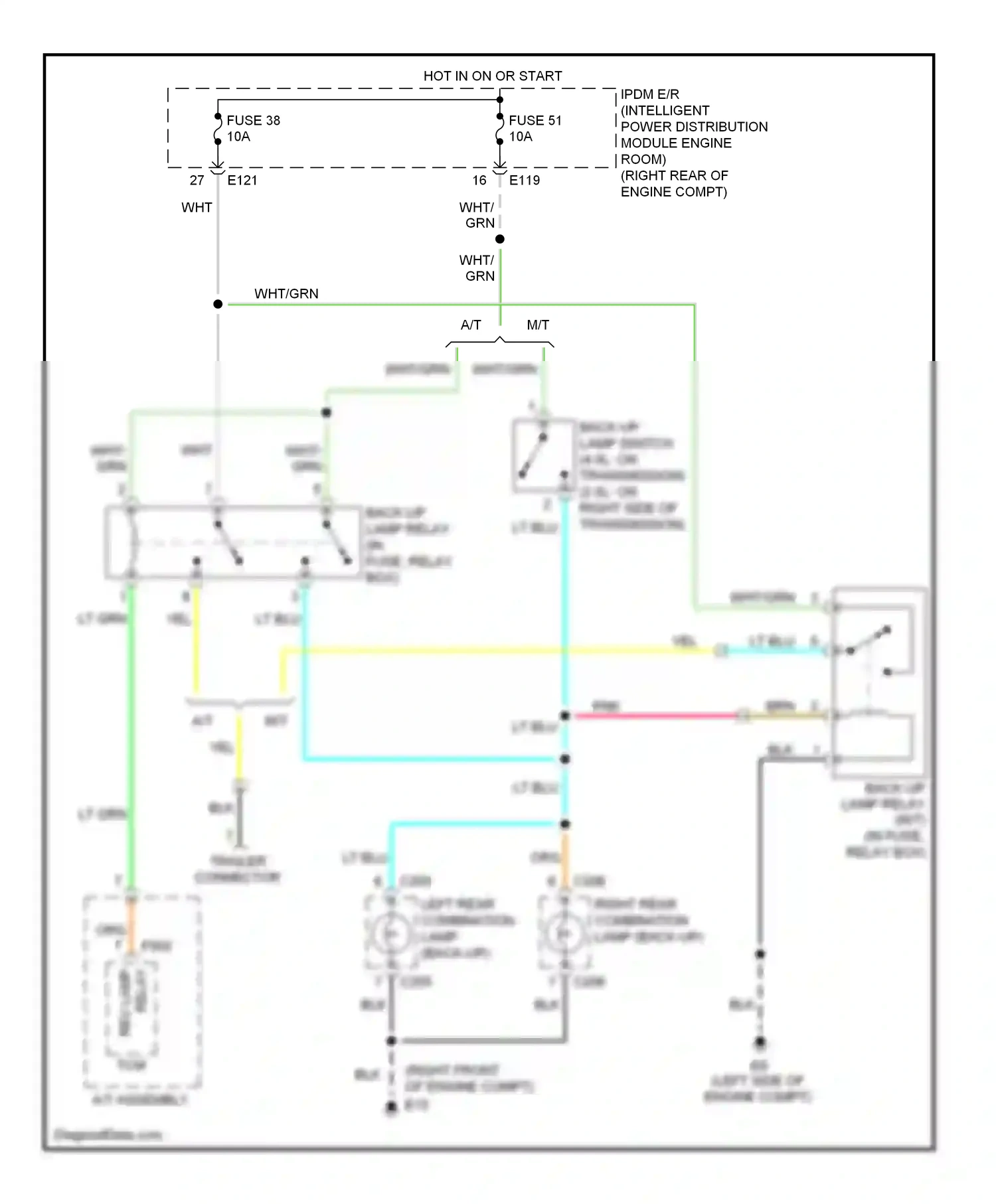 Wiring diagram lt grn for Nissan Frontier D40 (2004-2010) (11 of 53)