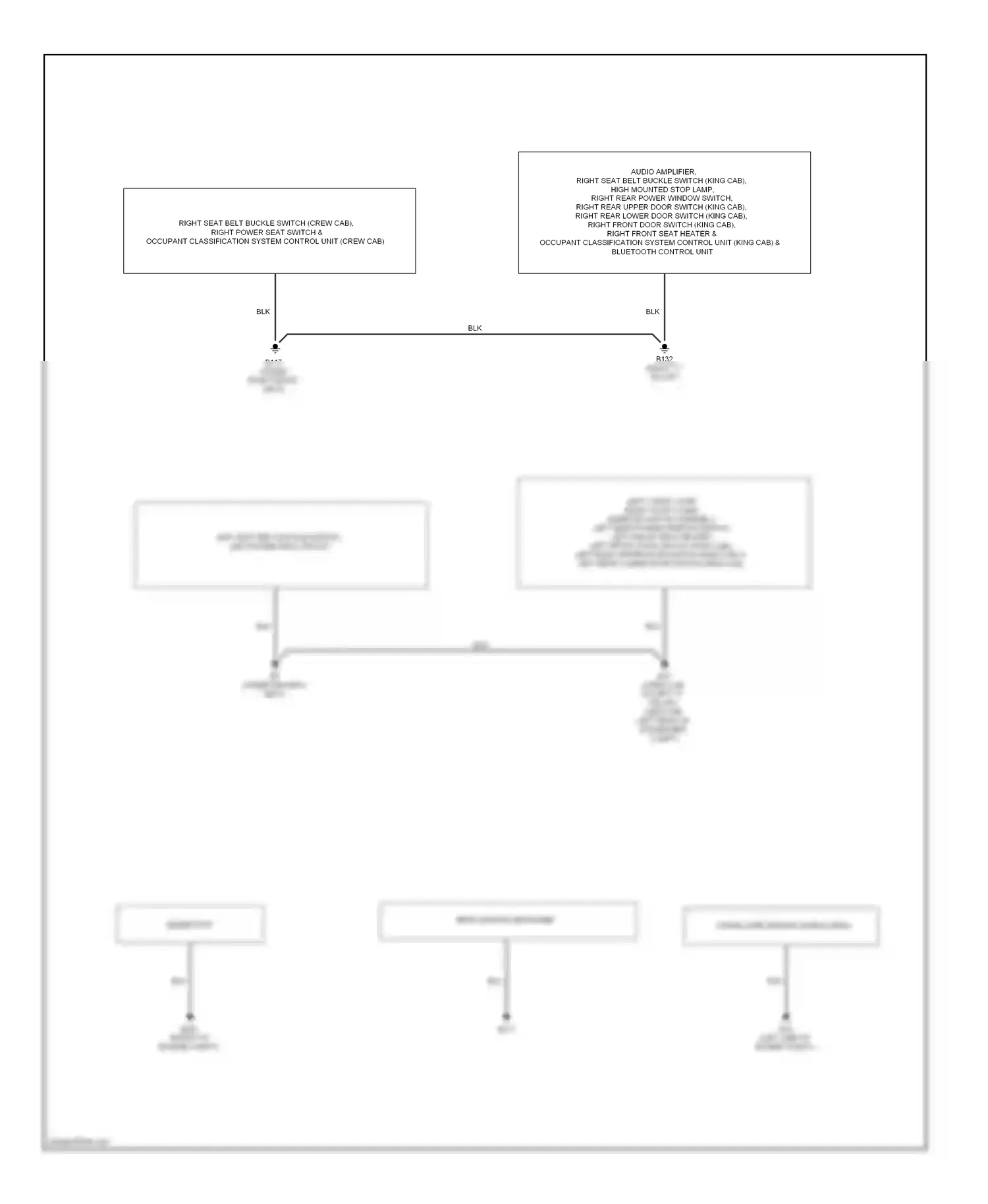 Wiring diagram rear window defogger for Nissan Frontier D40 (2004-2010) (2 of 2)