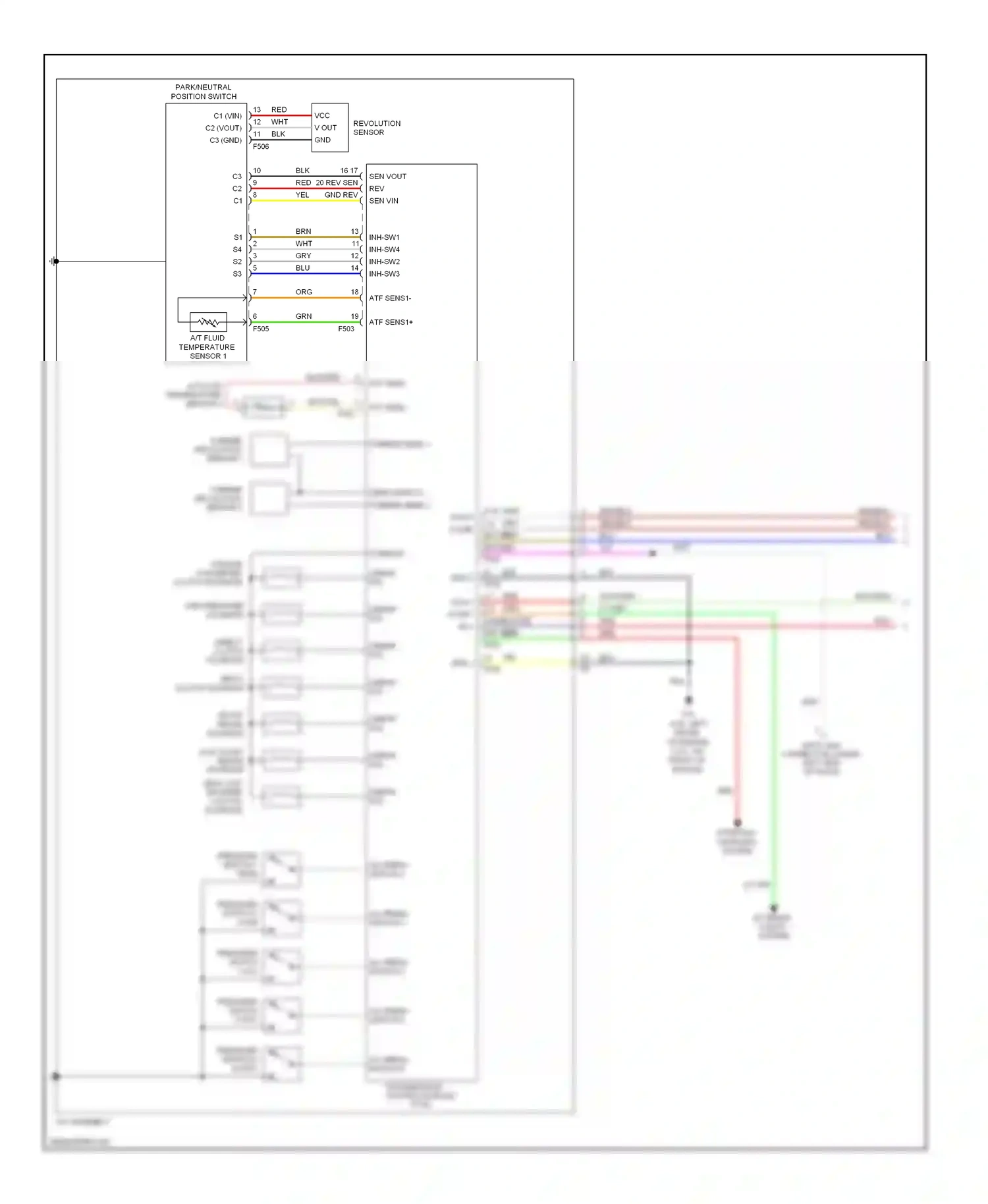 Wiring diagram red/blk for Nissan Frontier D40 (2004-2010) (11 of 13)