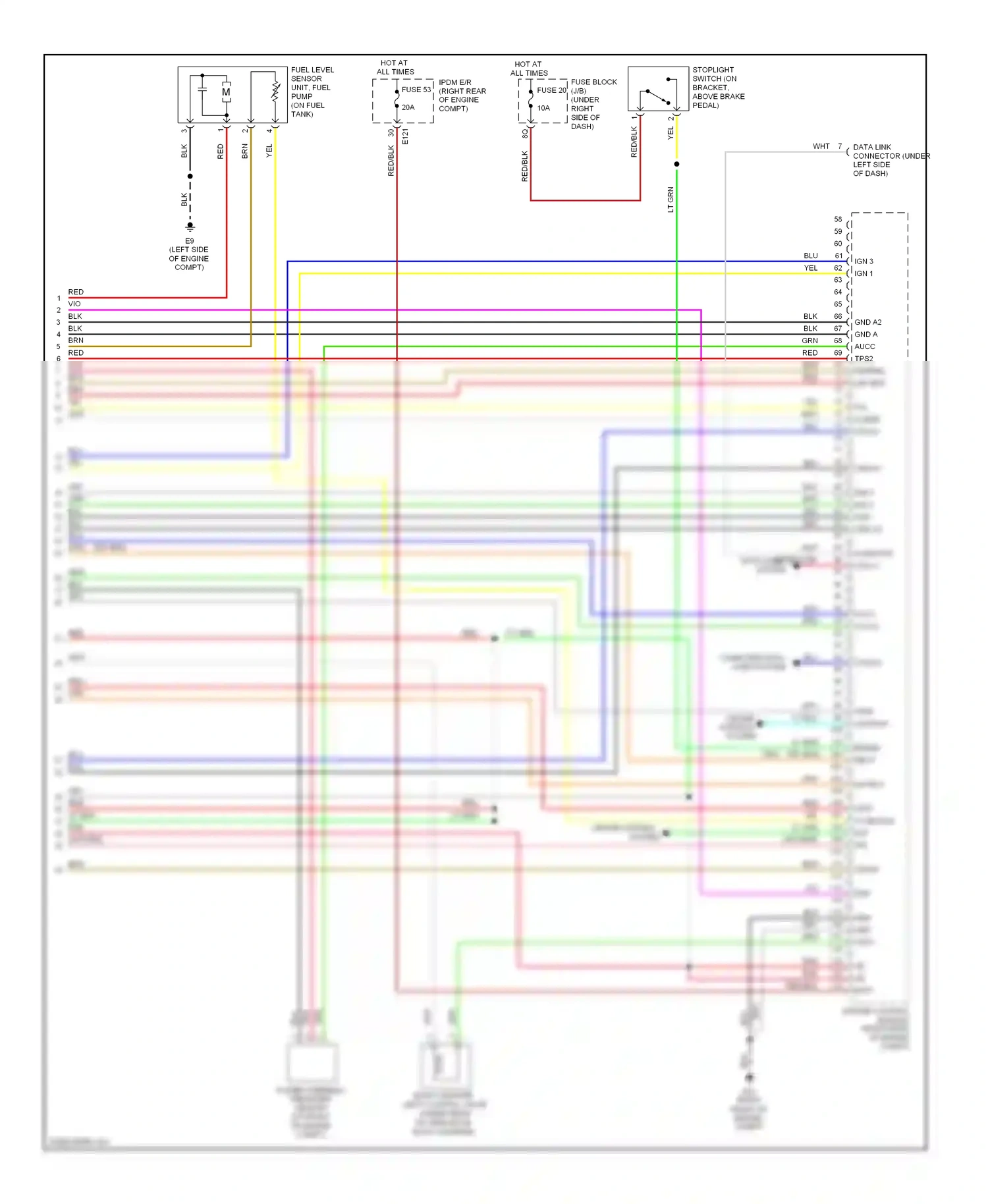 Wiring diagram vb vb batt pnk for Nissan Frontier D40 (2004-2010) (1 of 2)