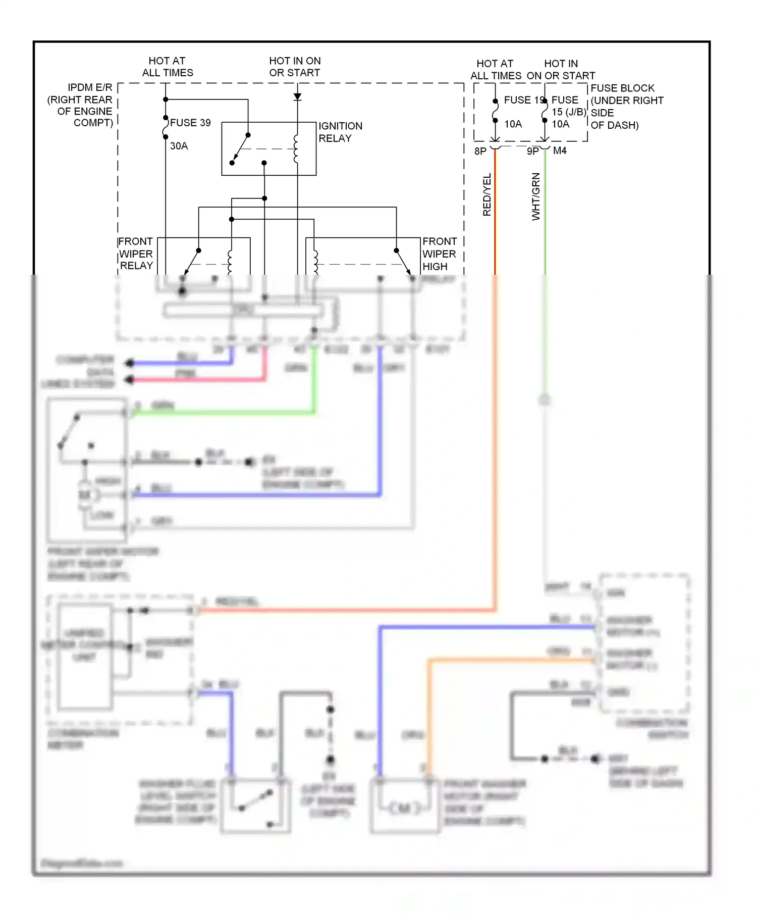 Wiring diagram wht for Nissan Frontier D40 (2004-2010) (68 of 68)