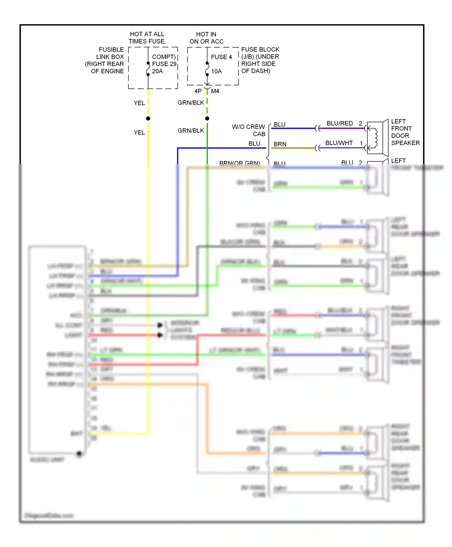 Wiring diagram yel for Nissan Frontier D40 (2004-2010) (31 of 55)