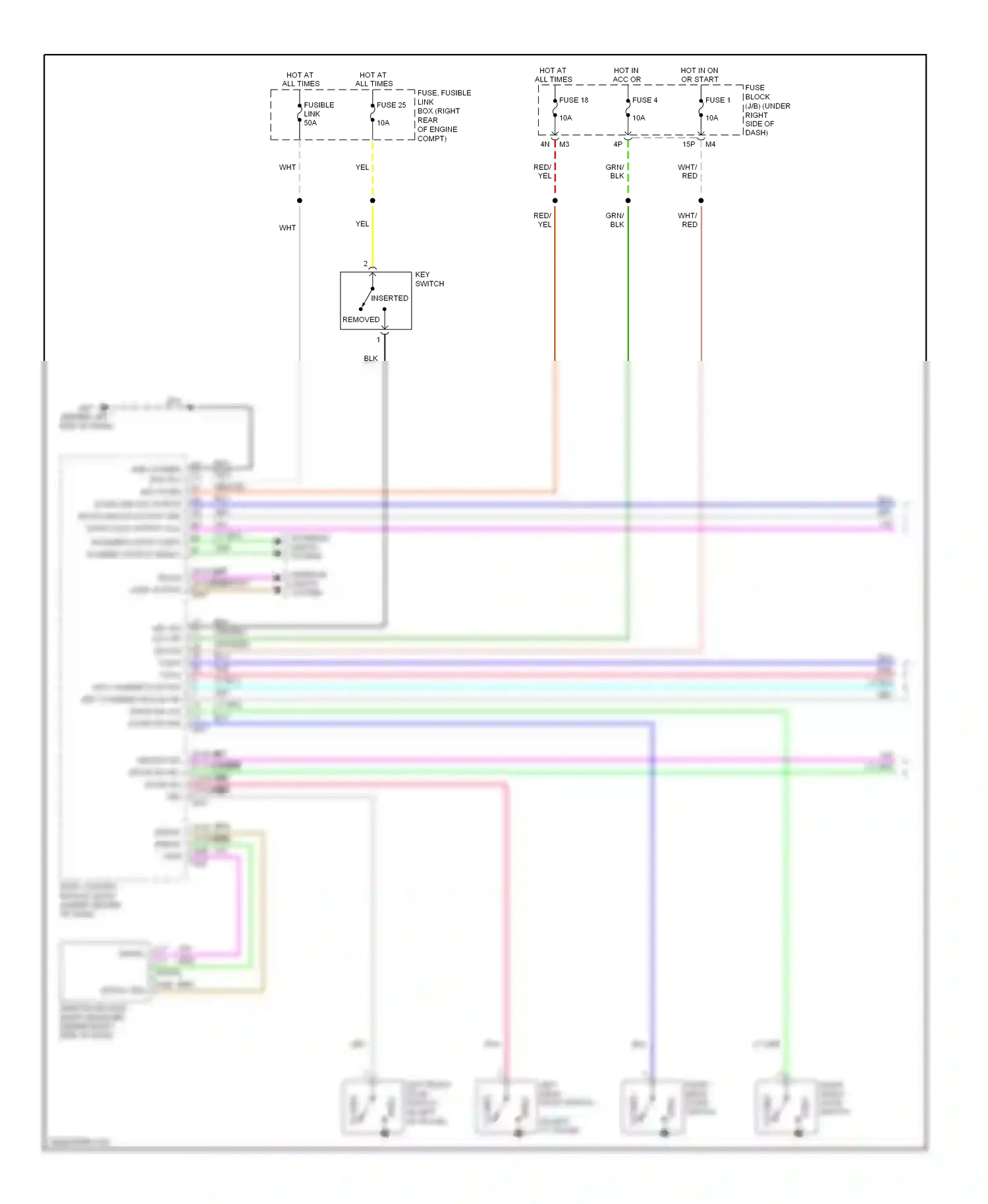Wiring diagram yel for Nissan Frontier D40 (2004-2010) (34 of 55)