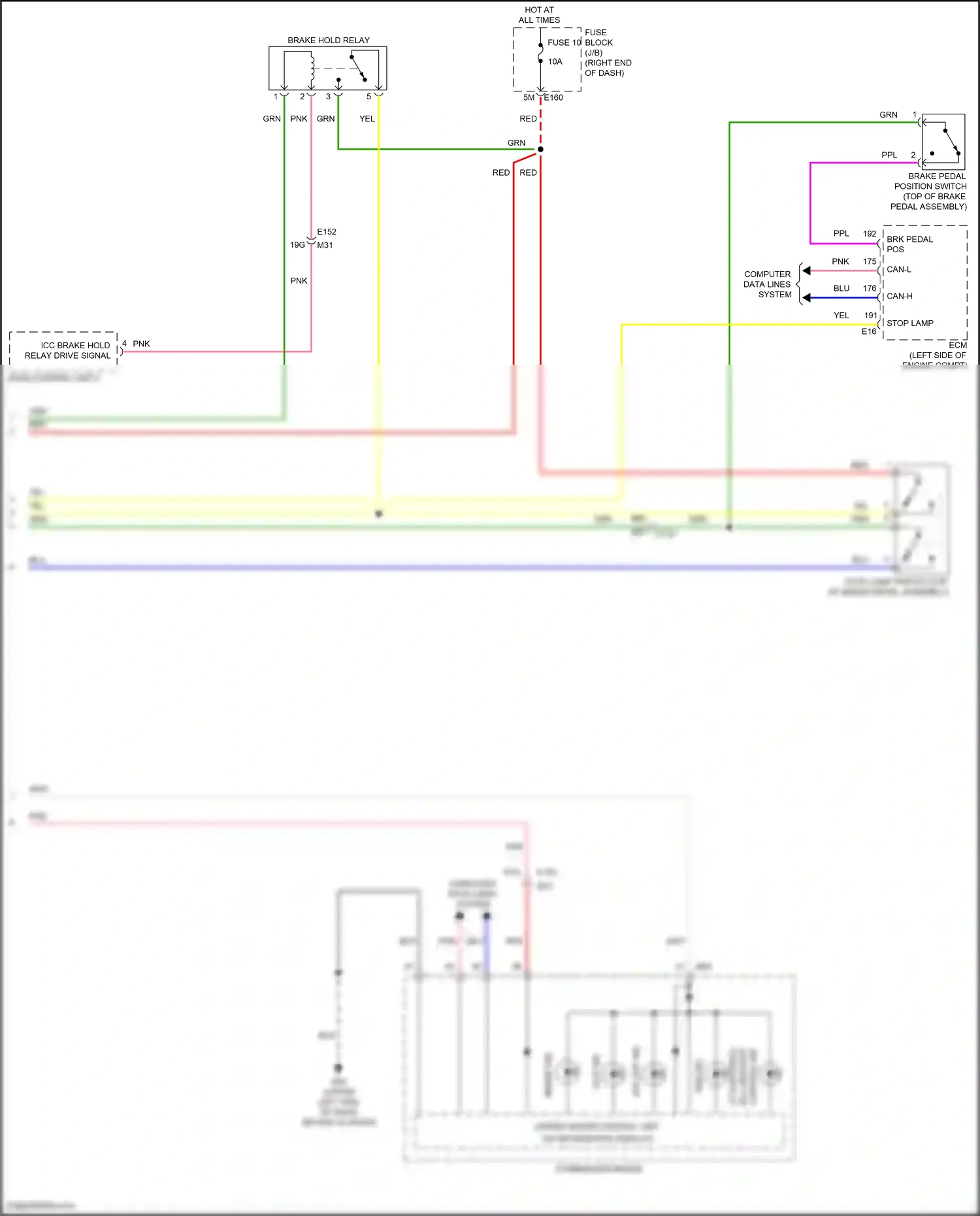 Wiring diagram adas control unit 2 for Nissan Frontier D41 (2021-2024) (1 of 7)