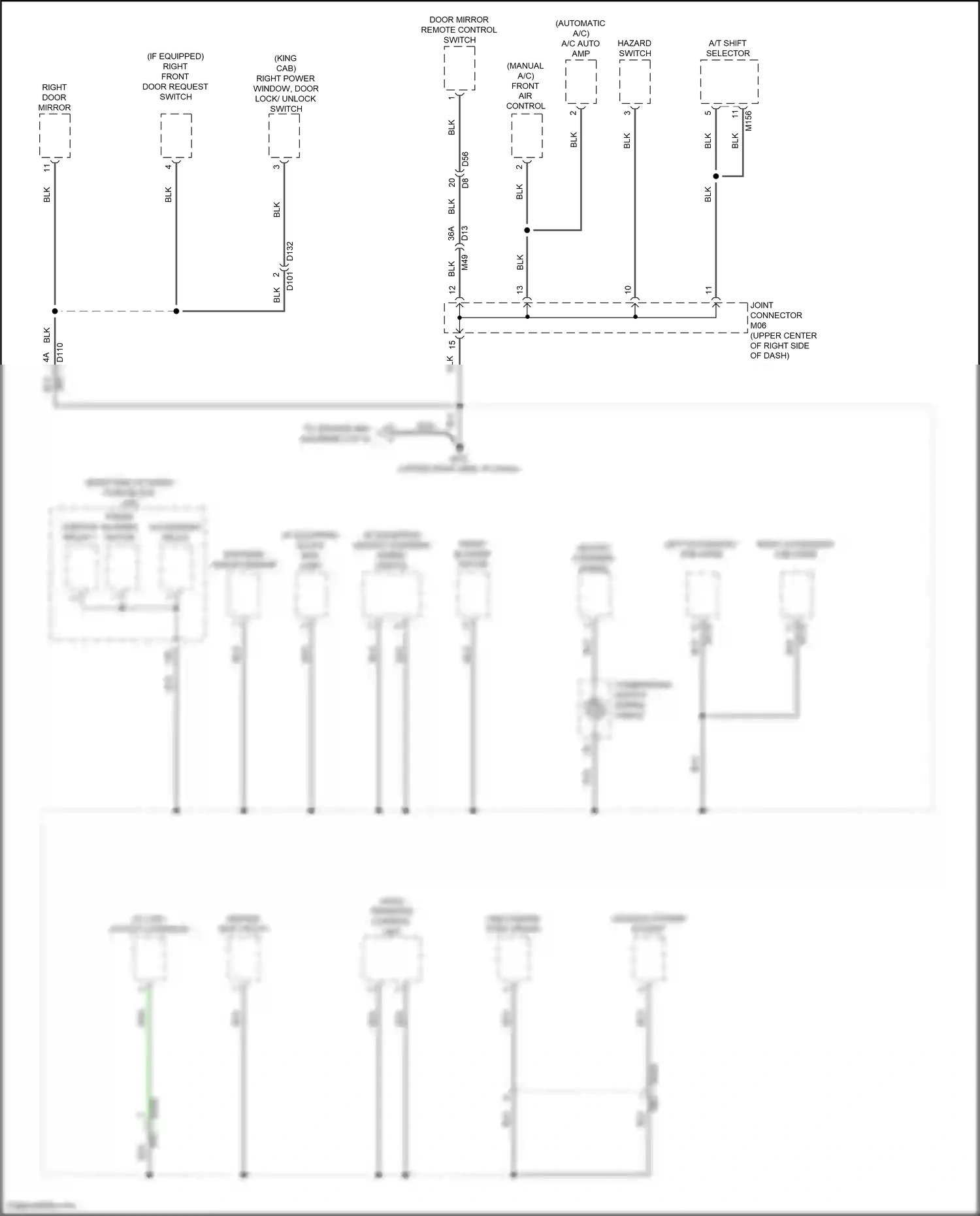 Wiring diagram automatic a/c for Nissan Frontier D41 (2021-2024) (3 of 8)
