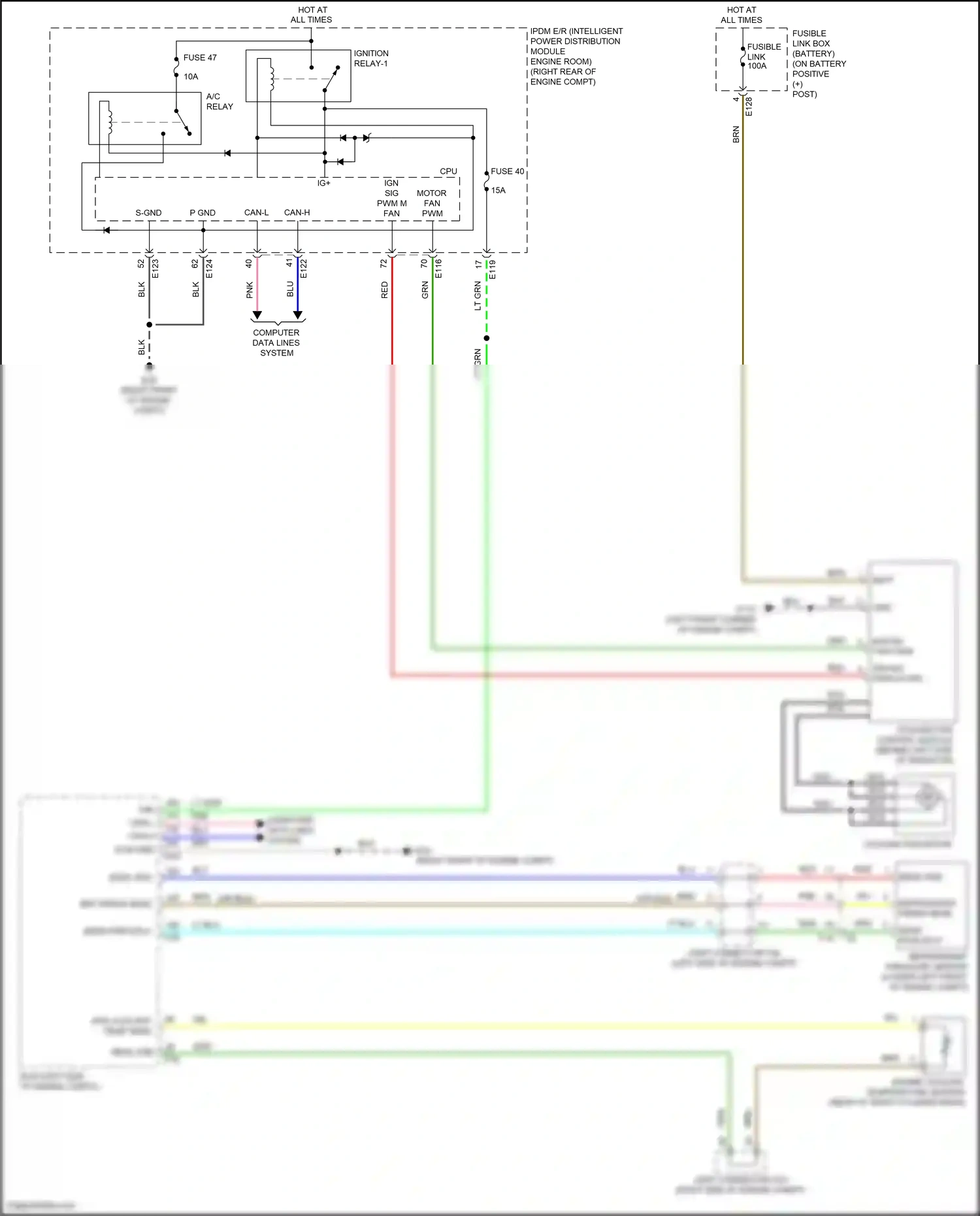 Wiring diagram blk for Nissan Frontier D41 (2021-2024) (32 of 110)