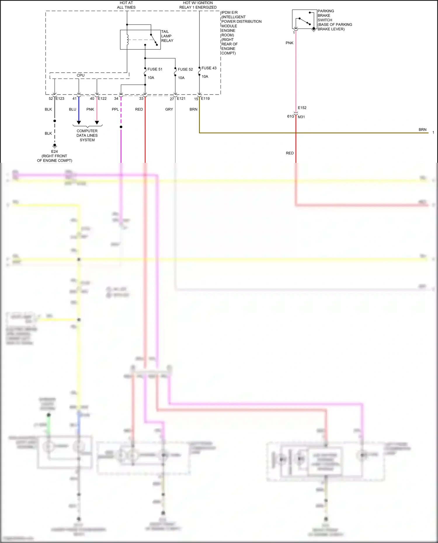 Wiring diagram blu for Nissan Frontier D41 (2021-2024) (54 of 99)