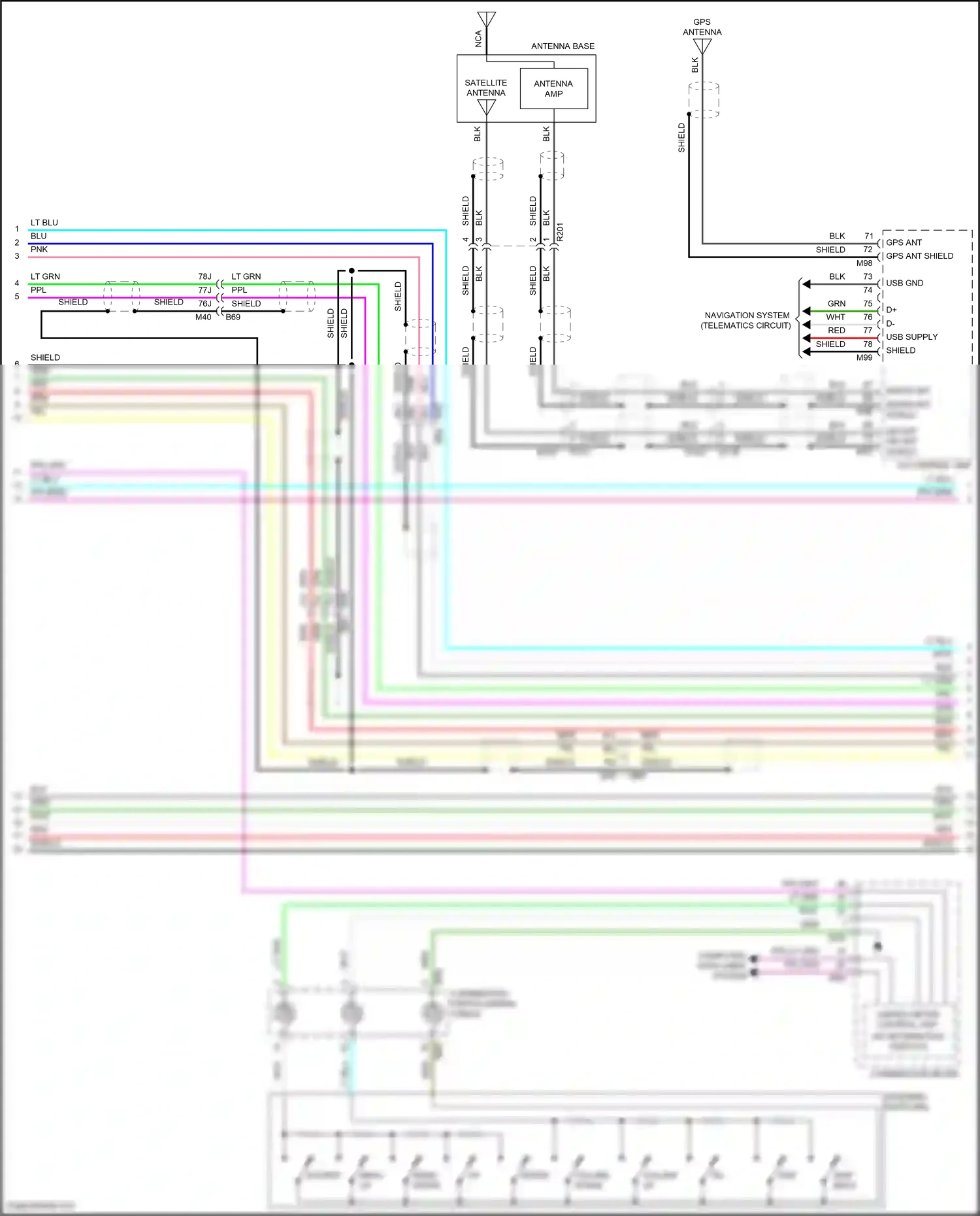 Wiring diagram blu for Nissan Frontier D41 (2021-2024) (30 of 99)