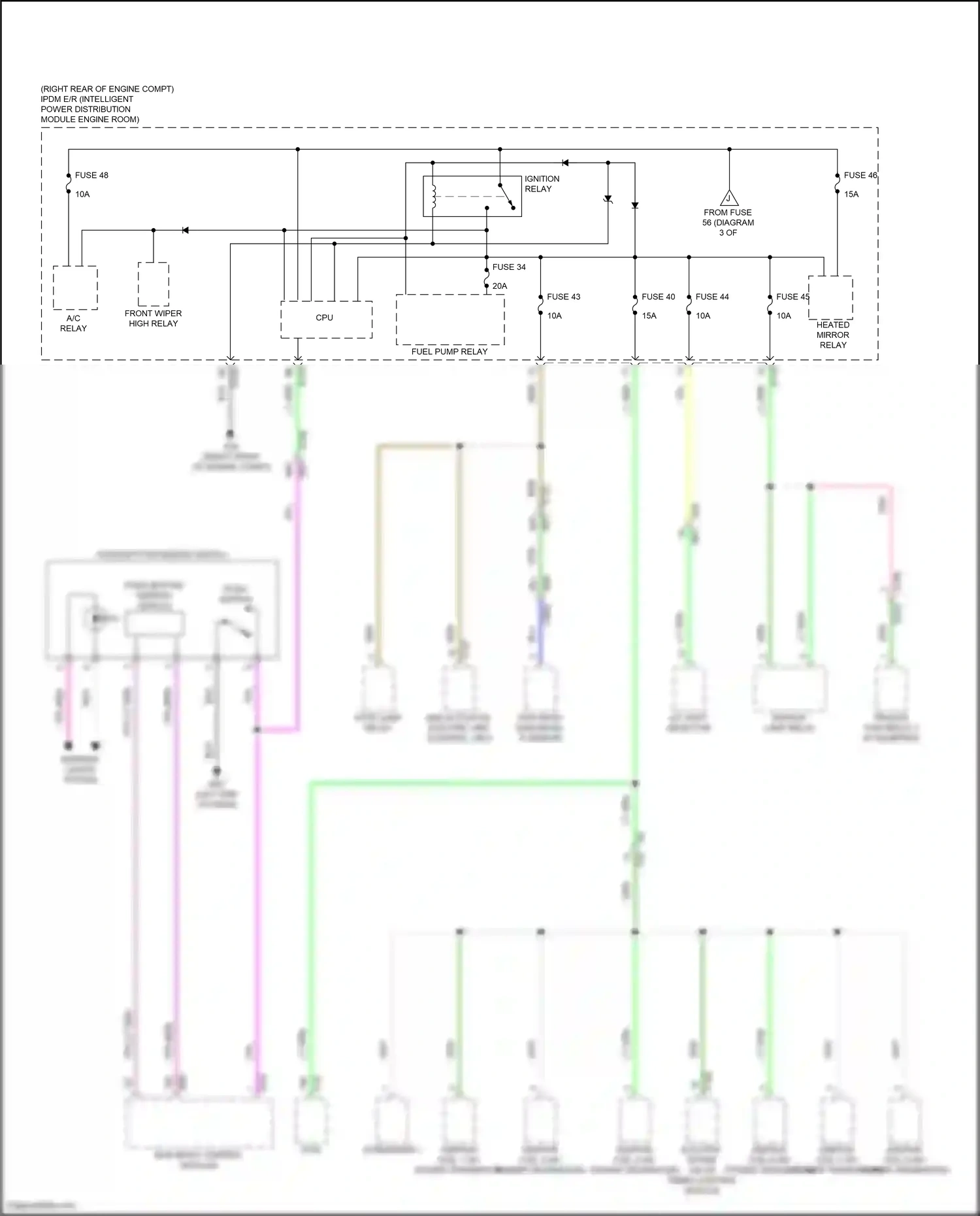 Wiring diagram blu for Nissan Frontier D41 (2021-2024) (64 of 99)