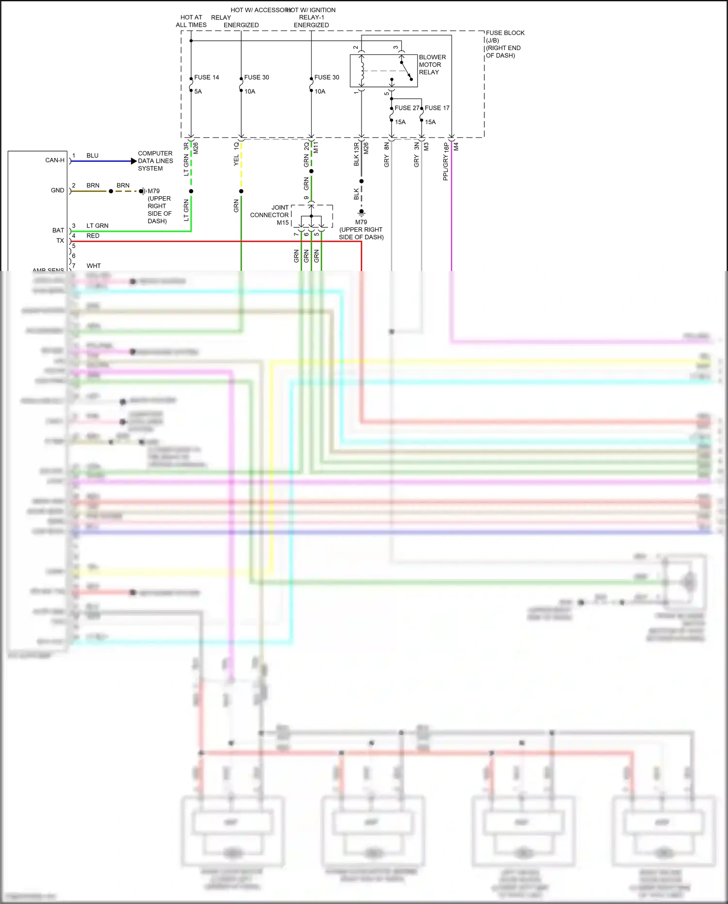 Wiring diagram comp on for Nissan Frontier D41 (2021-2024) (1 of 3)