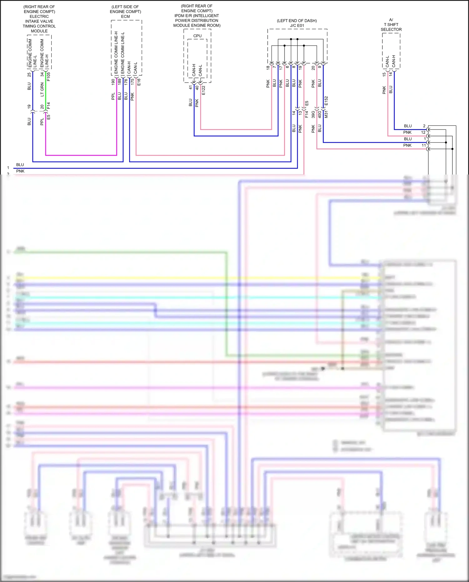 Wiring diagram front air control for Nissan Frontier D41 (2021-2024) (1 of 9)