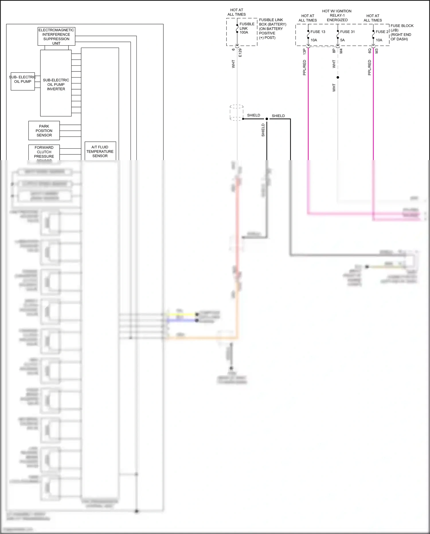 Wiring diagram fuse 2 for Nissan Frontier D41 (2021-2024) (1 of 2)