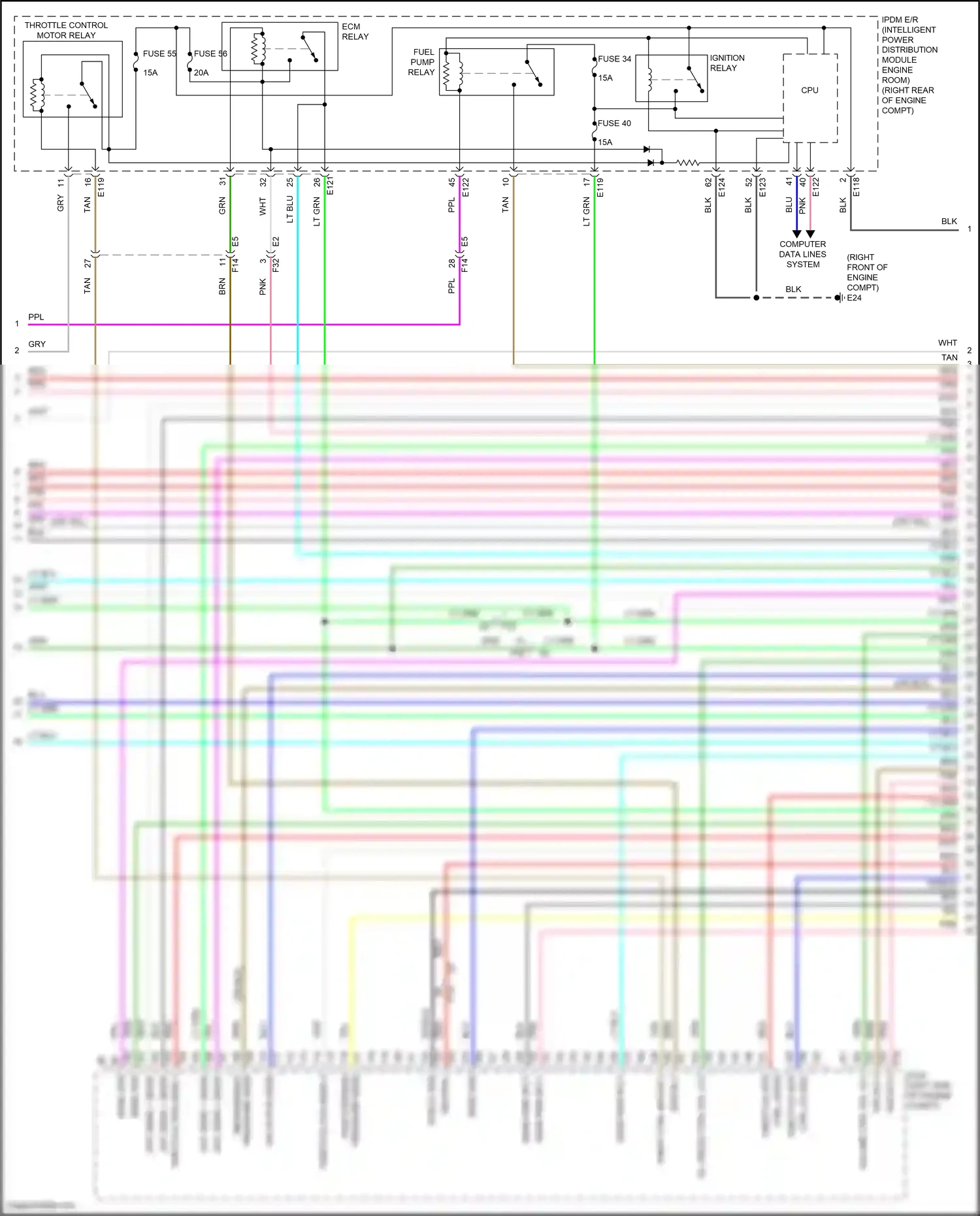 Wiring diagram ignition relay for Nissan Frontier D41 (2021-2024) (9 of 9)