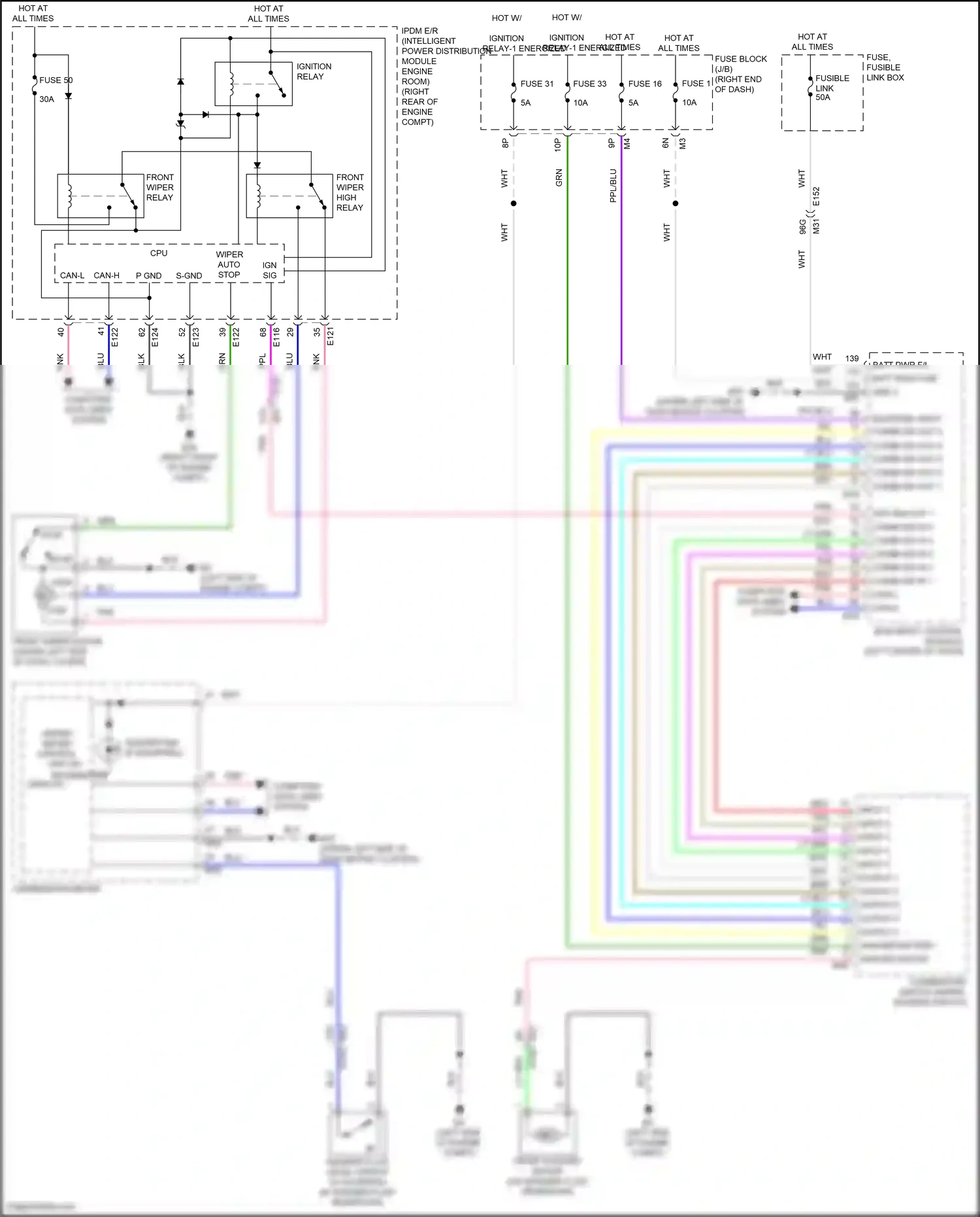Wiring diagram input 3 for Nissan Frontier D41 (2021-2024) (6 of 6)