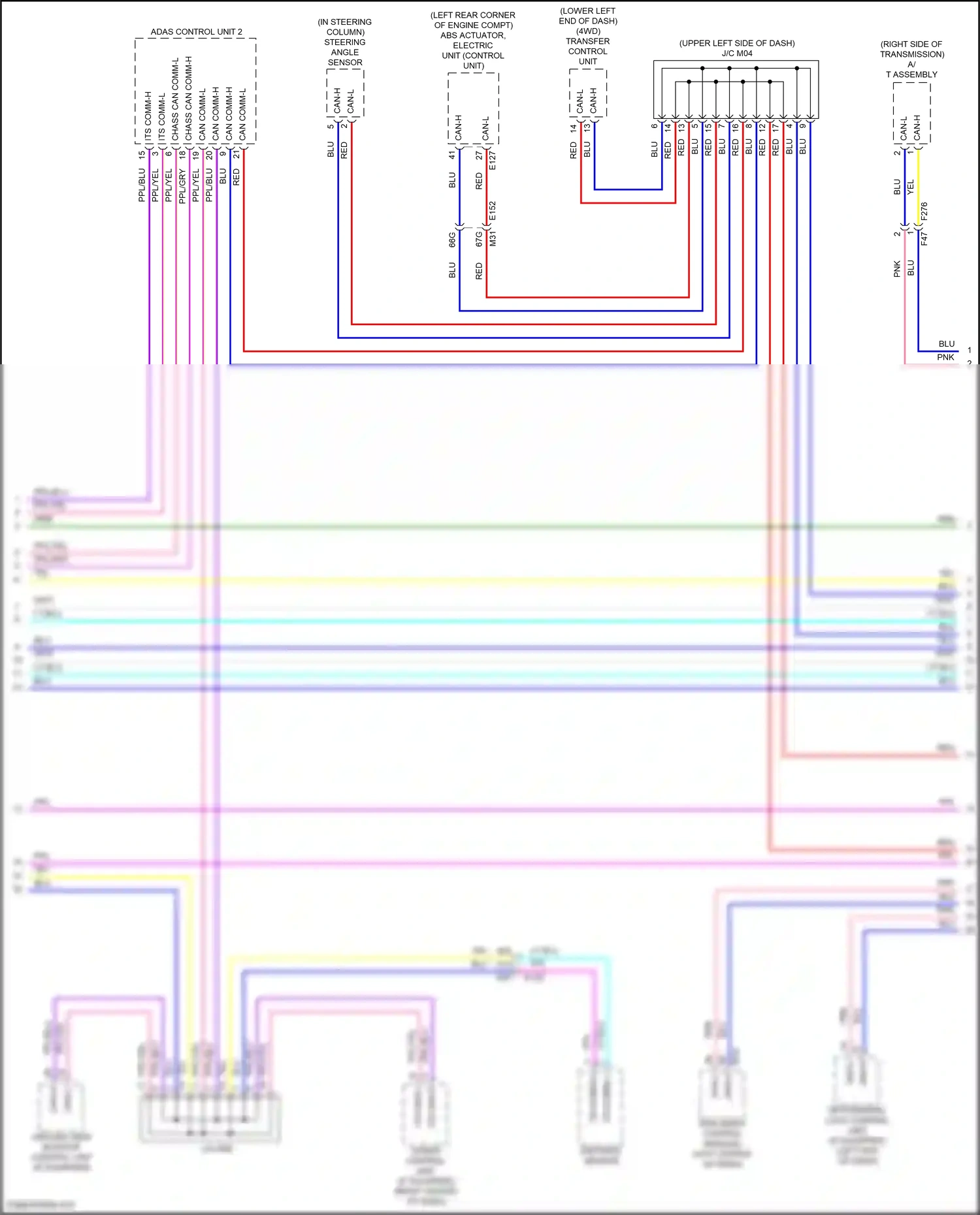 Wiring diagram its comm-l for Nissan Frontier D41 (2021-2024) (2 of 2)