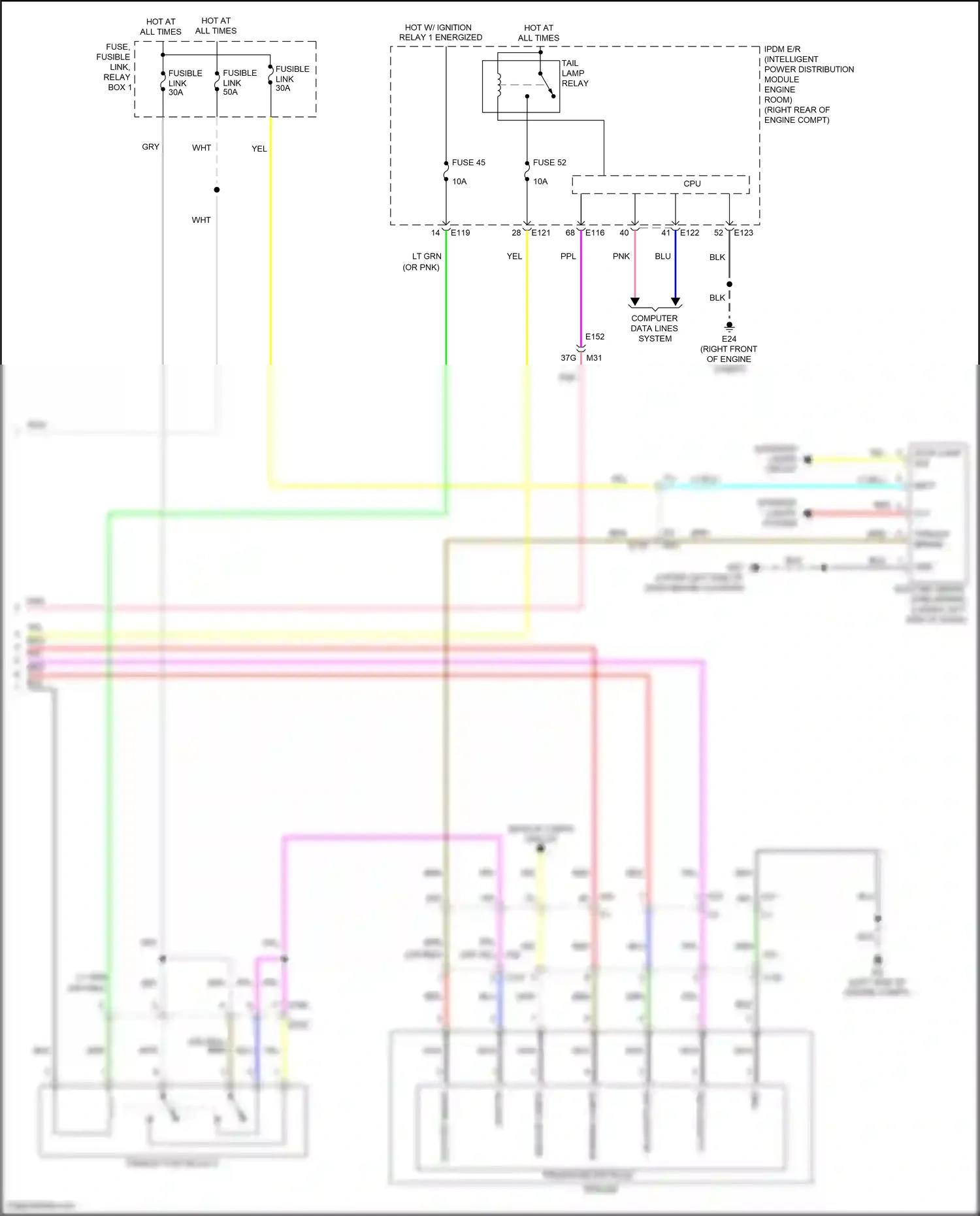 Wiring diagram lt blu for Nissan Frontier D41 (2021-2024) (50 of 85)