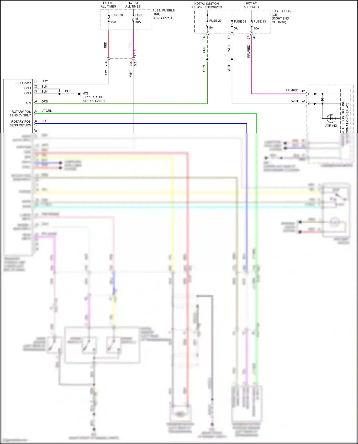 Wiring diagram mtr a for Nissan Frontier D41 (2021-2024) (1 of 1)