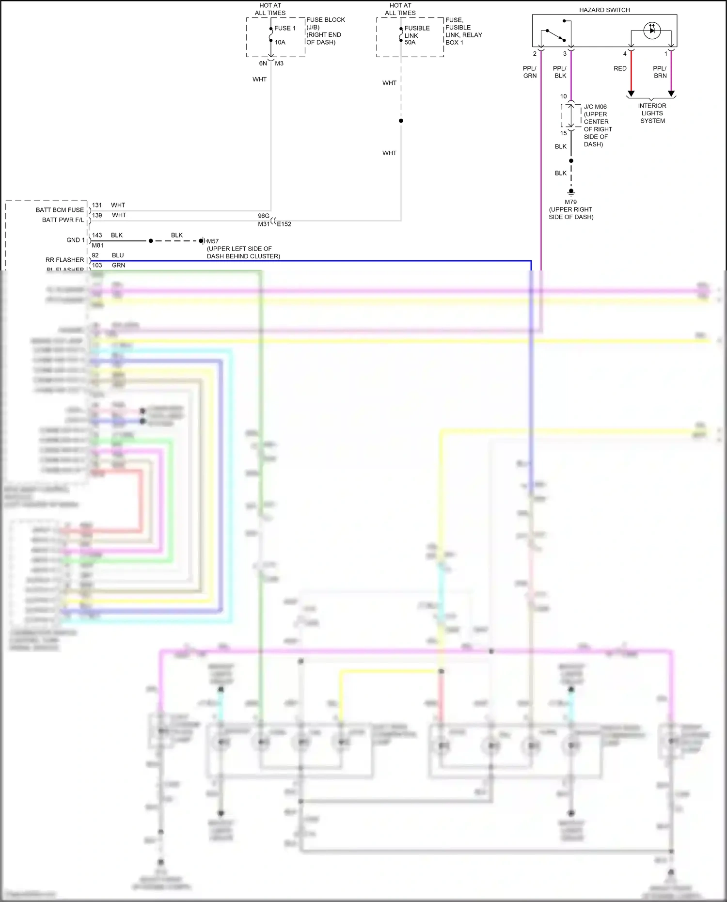 Wiring diagram output 2 for Nissan Frontier D41 (2021-2024) (2 of 6)