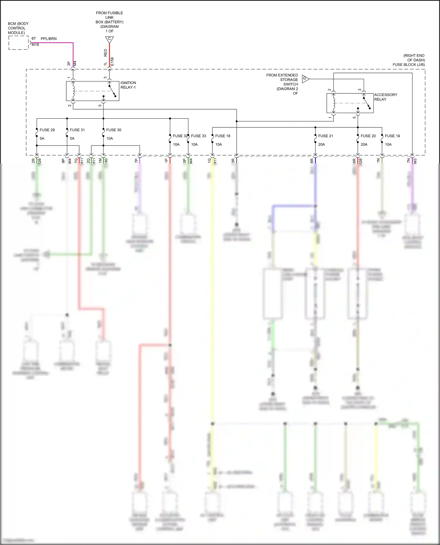 Wiring diagram ppl/blu for Nissan Frontier D41 (2021-2024) (17 of 26)