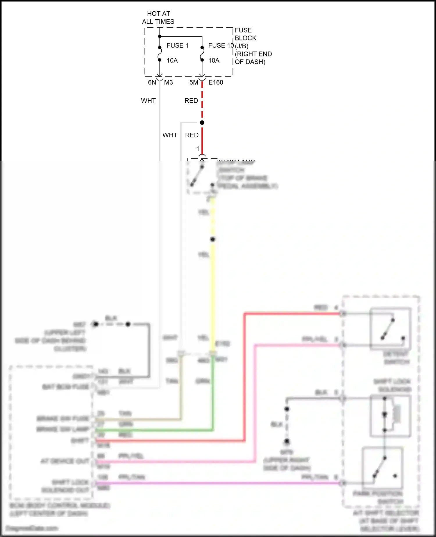 Wiring diagram ppl/yel for Nissan Frontier D41 (2021-2024) (10 of 15)