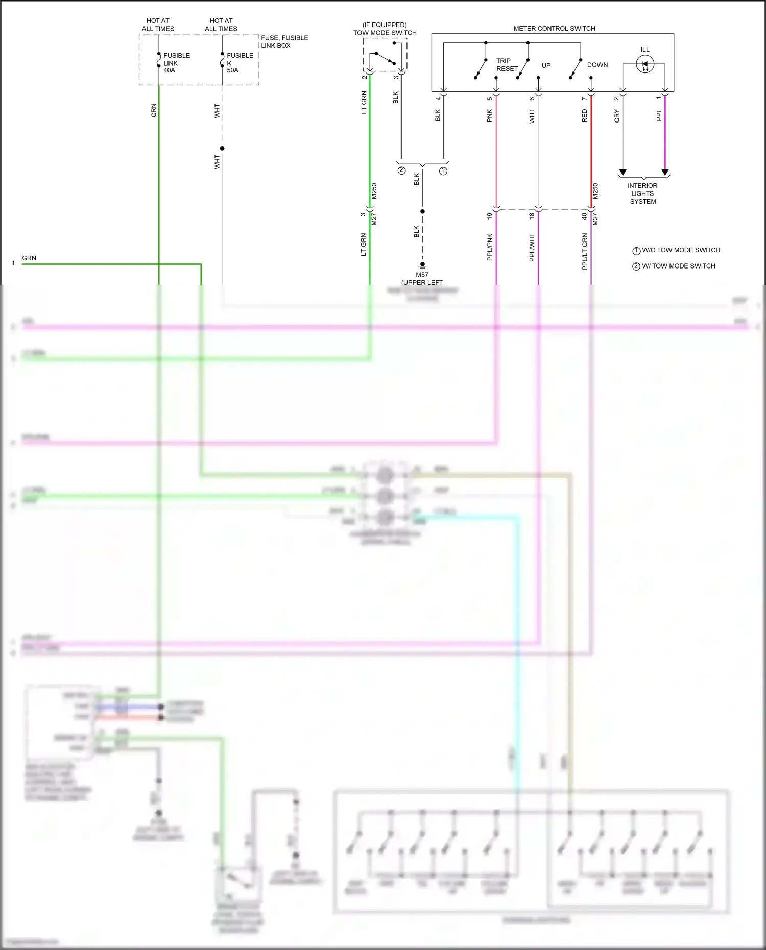 Wiring diagram red for Nissan Frontier D41 (2021-2024) (38 of 100)
