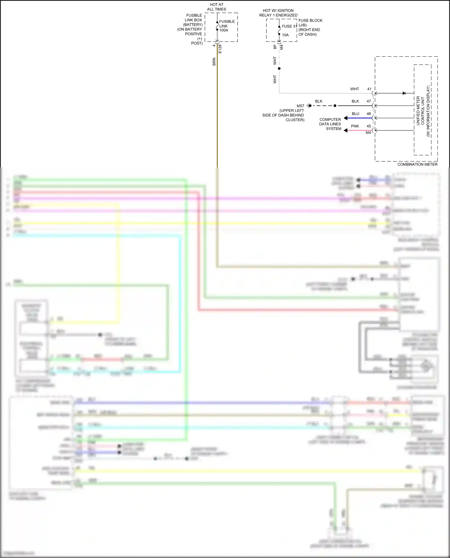 Wiring diagram red for Nissan Frontier D41 (2021-2024) (32 of 100)