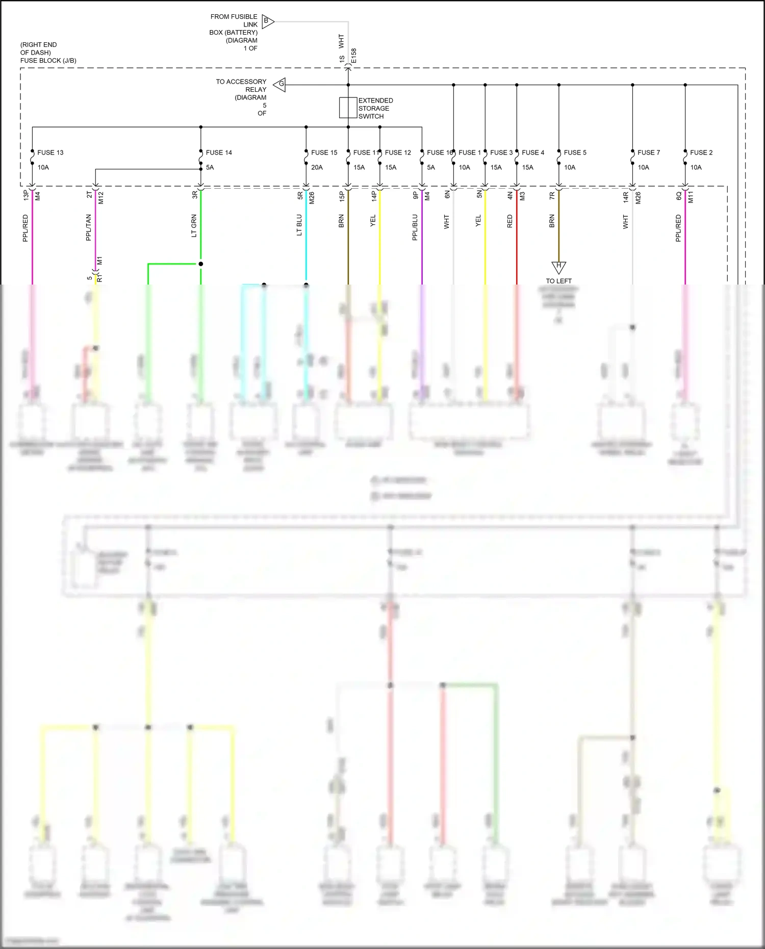 Wiring diagram stop lamp switch for Nissan Frontier D41 (2021-2024) (5 of 10)