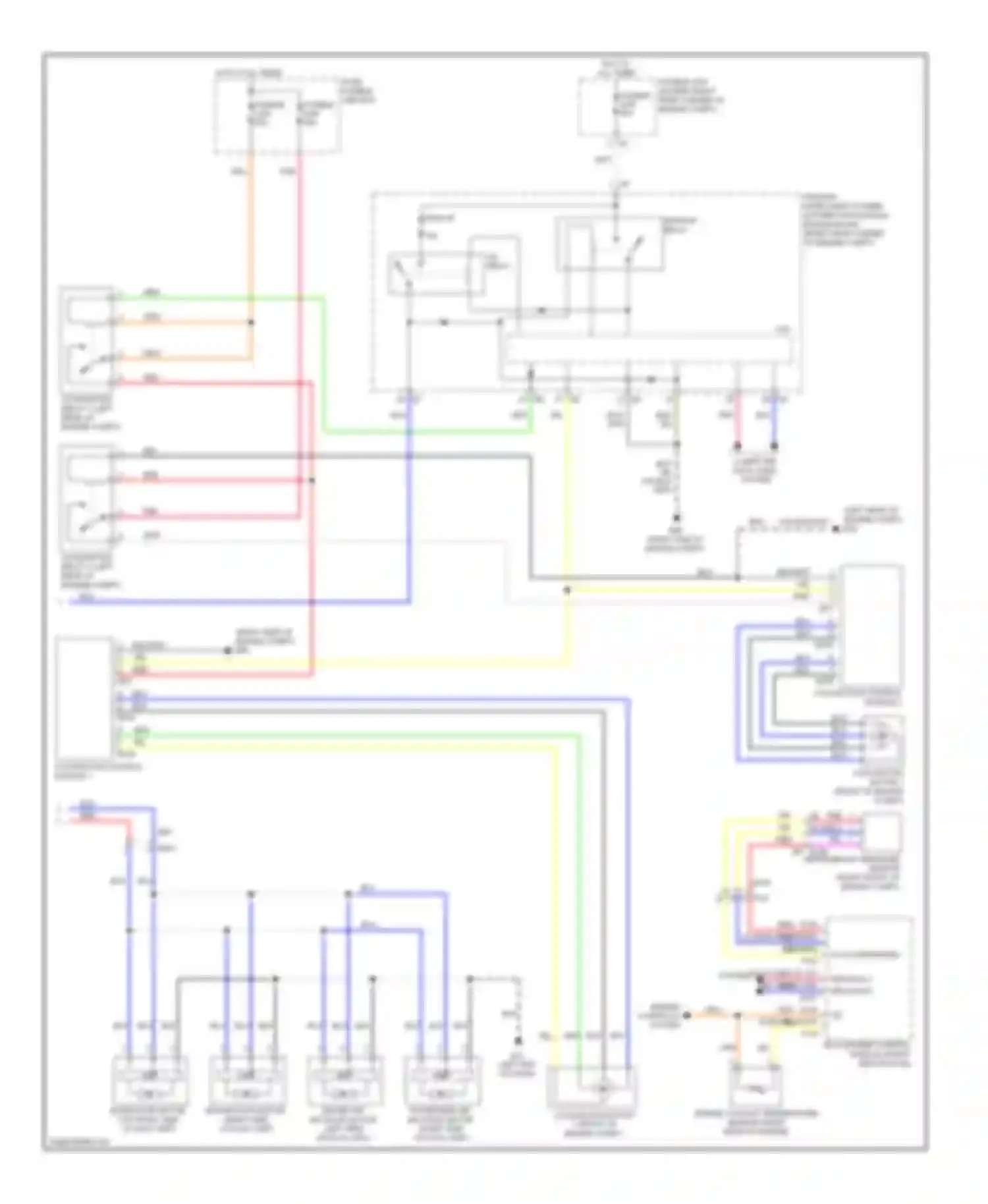 GT-R Nissan I facelift (2010-2014): Automatic a/c circuit (2 of 2)
