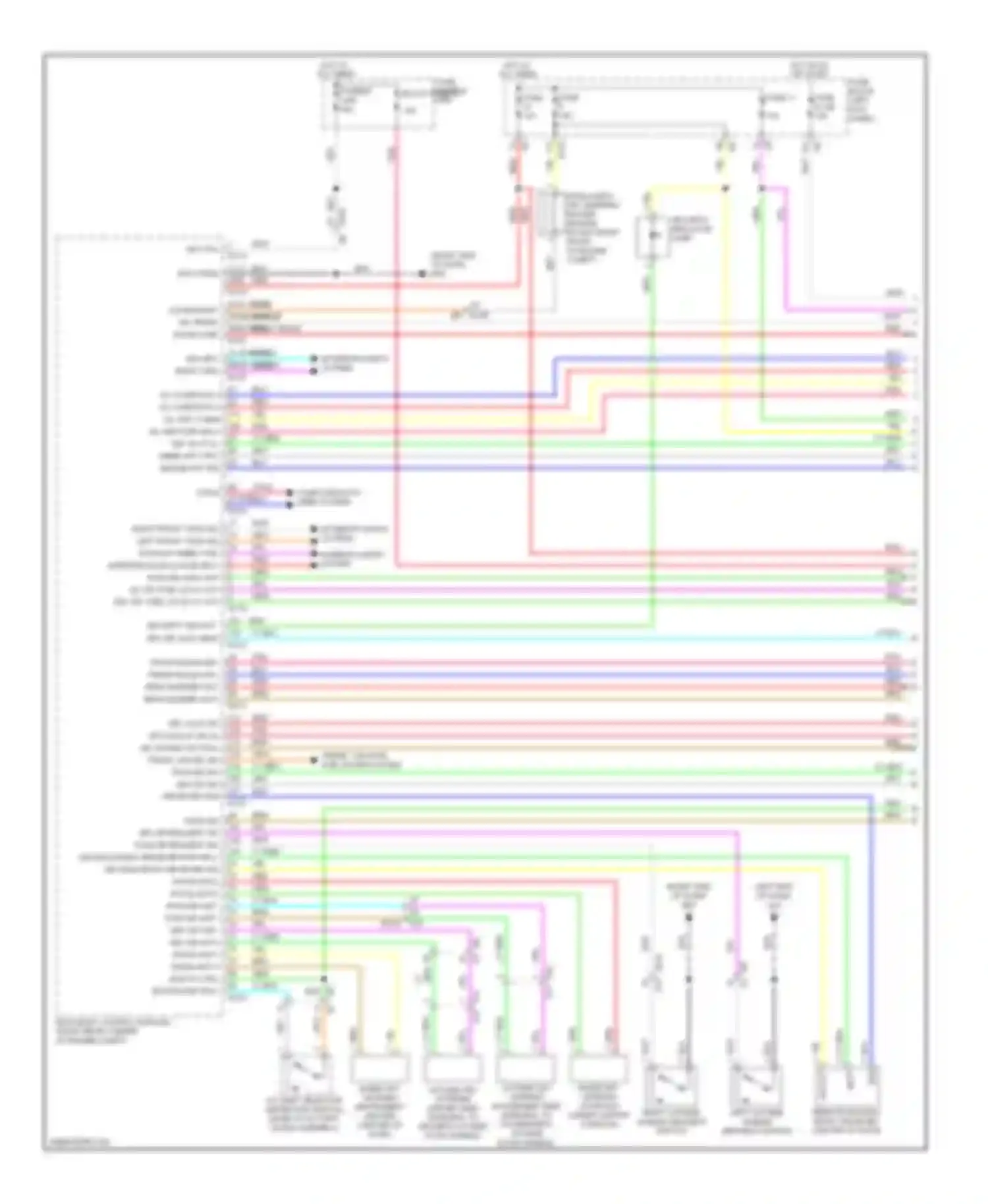GT-R Nissan I facelift (2010-2014): Anti-theft circuit, with intelligent key unit (1 of 3)