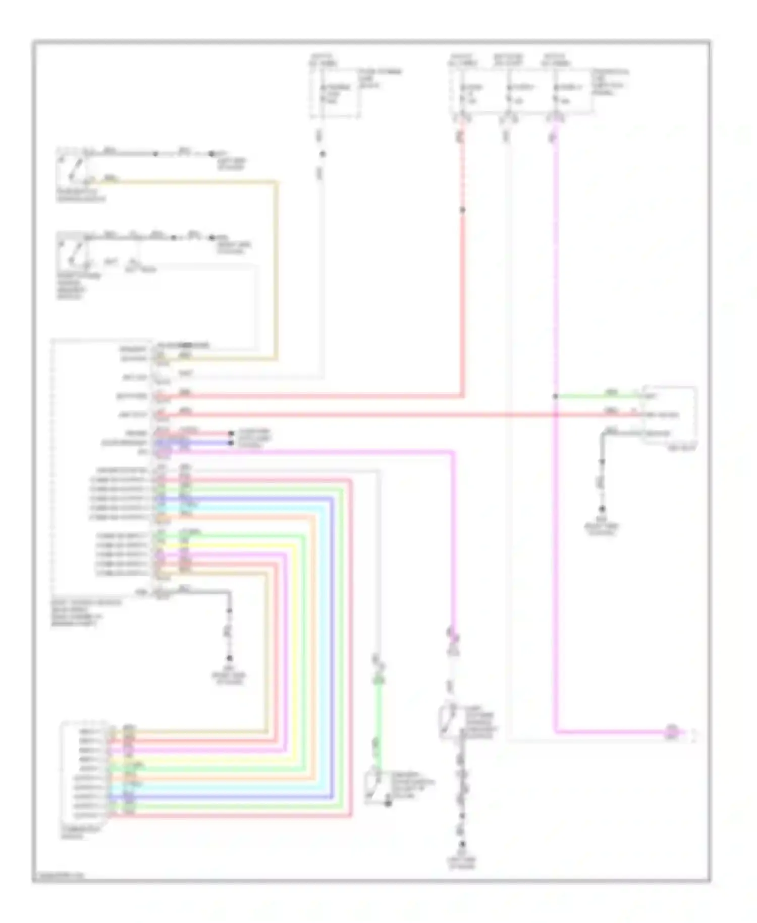GT-R Nissan I facelift (2010-2014): Headlights circuit, with drl (1 of 2)